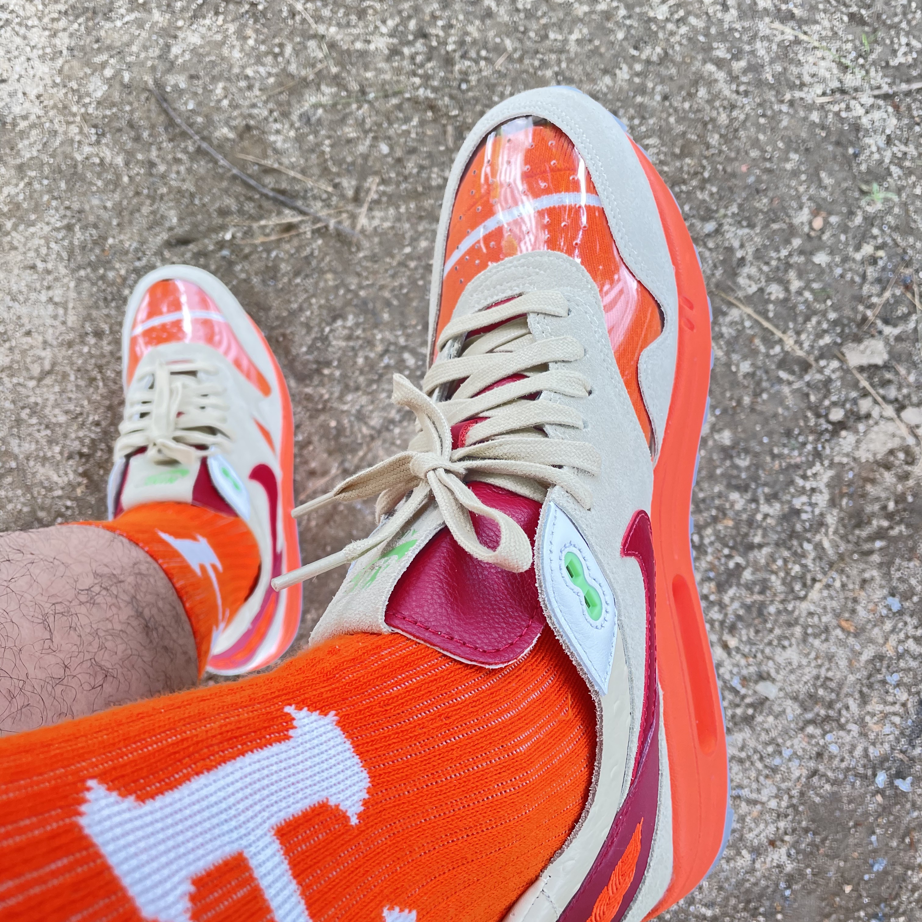 Nike x Clot Air Max 1 Net 착용 스타일