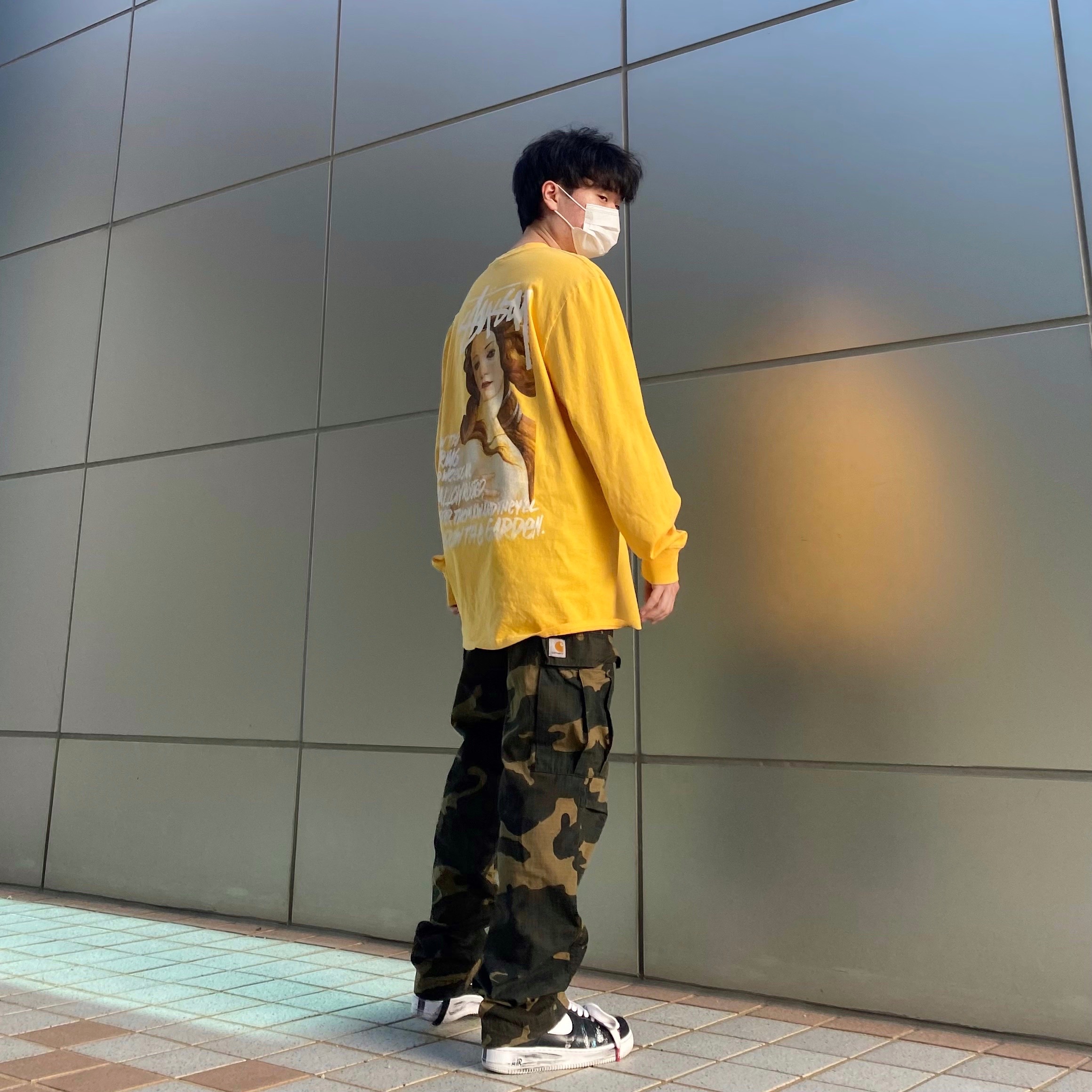 Nike x Peaceminusone Air Force 1 Low Para-Noise 착용 스타일