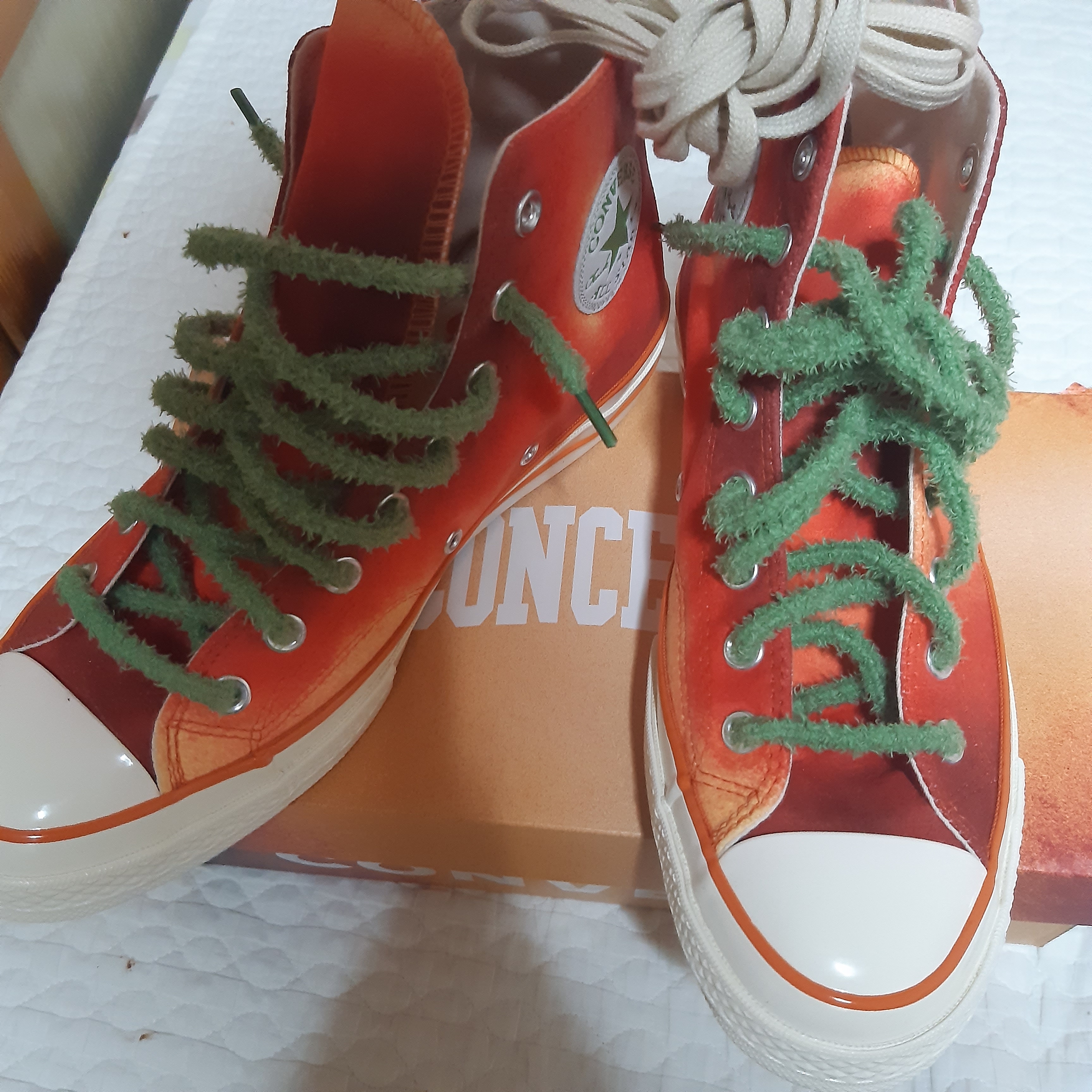 Converse x Concepts Chuck 70 High Southern Flame 착용 스타일