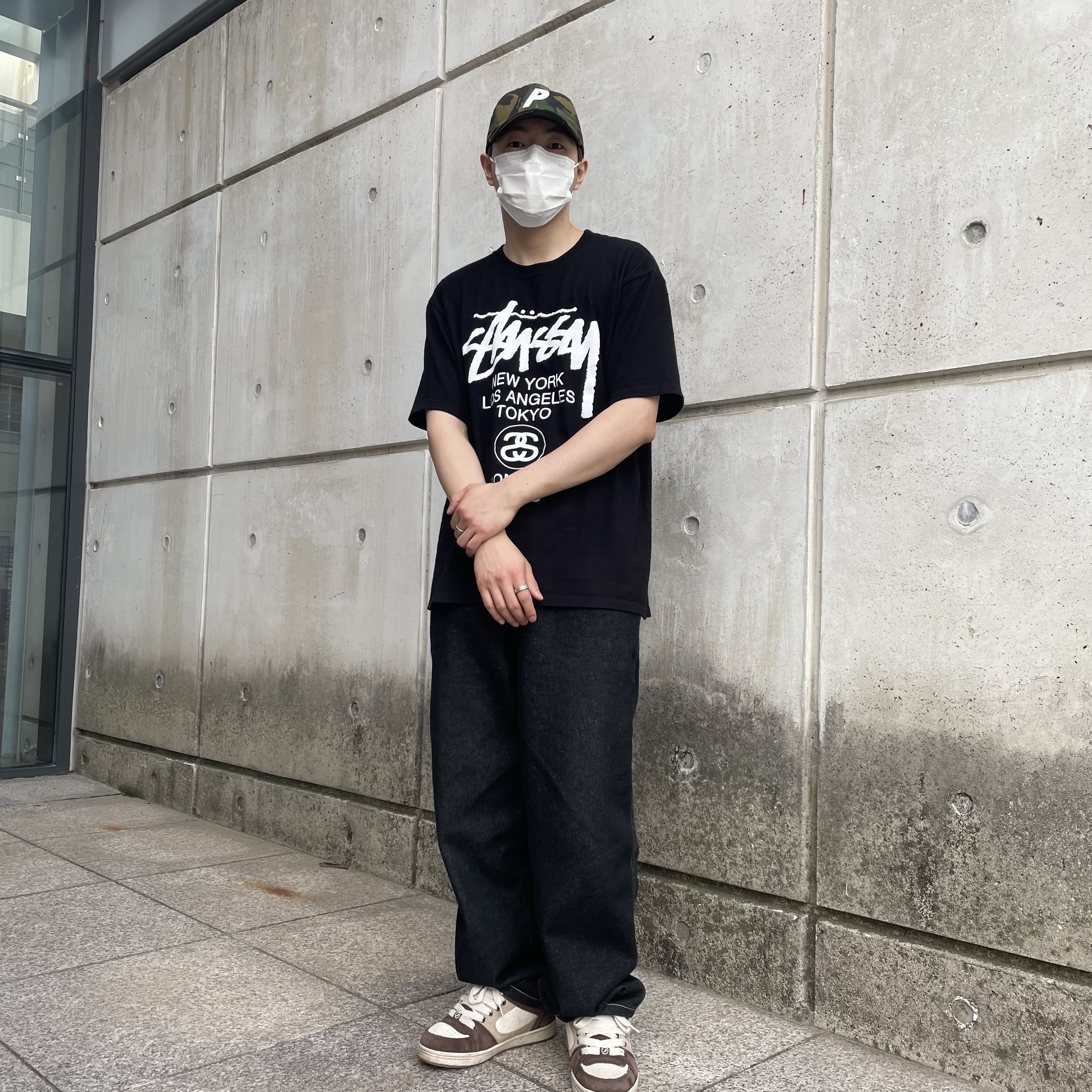 Palace Ripstop P 6-Panel Woodland Camo - 21SS 착용 스타일 - 1