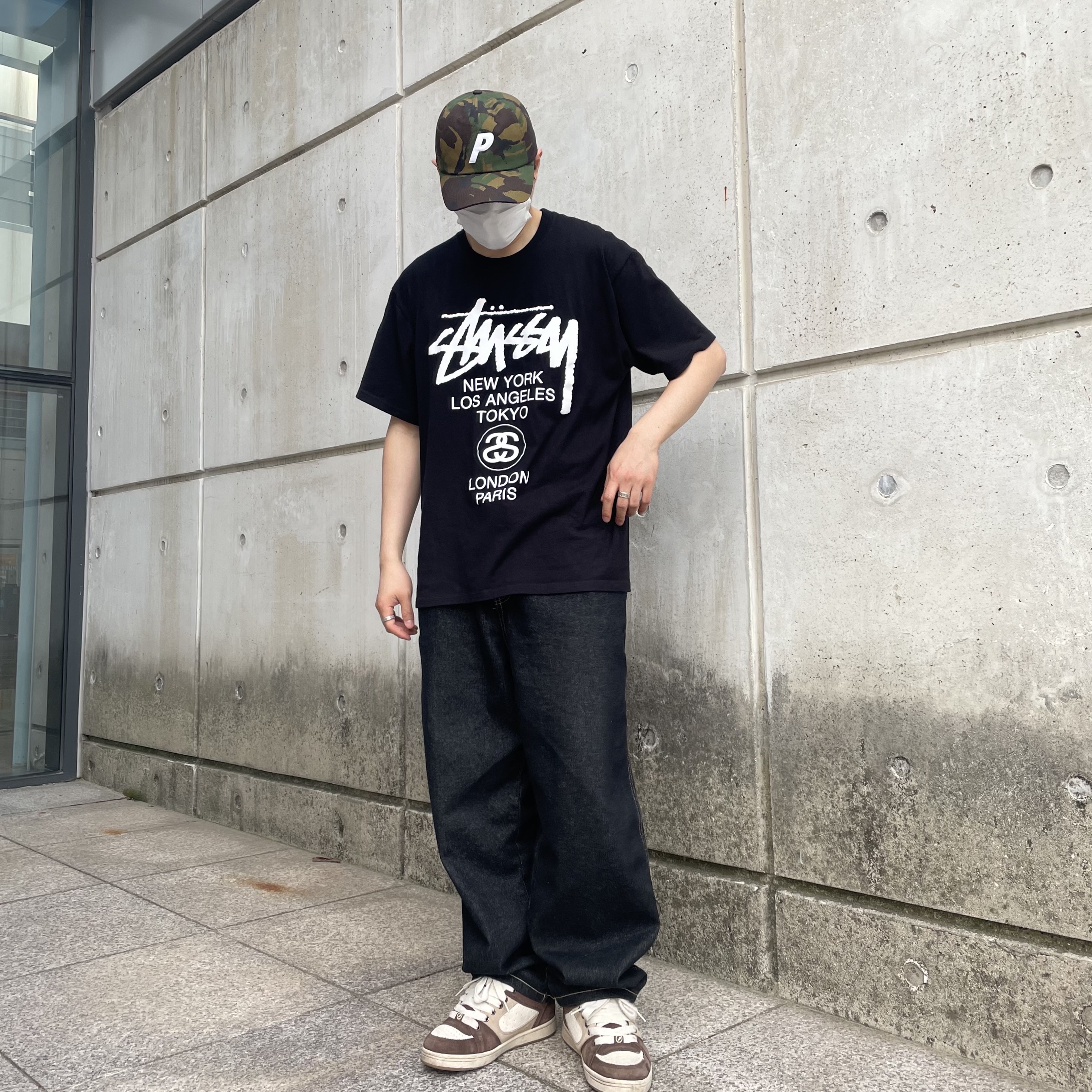 Palace Ripstop P 6-Panel Woodland Camo - 21SS 착용 스타일 - 2