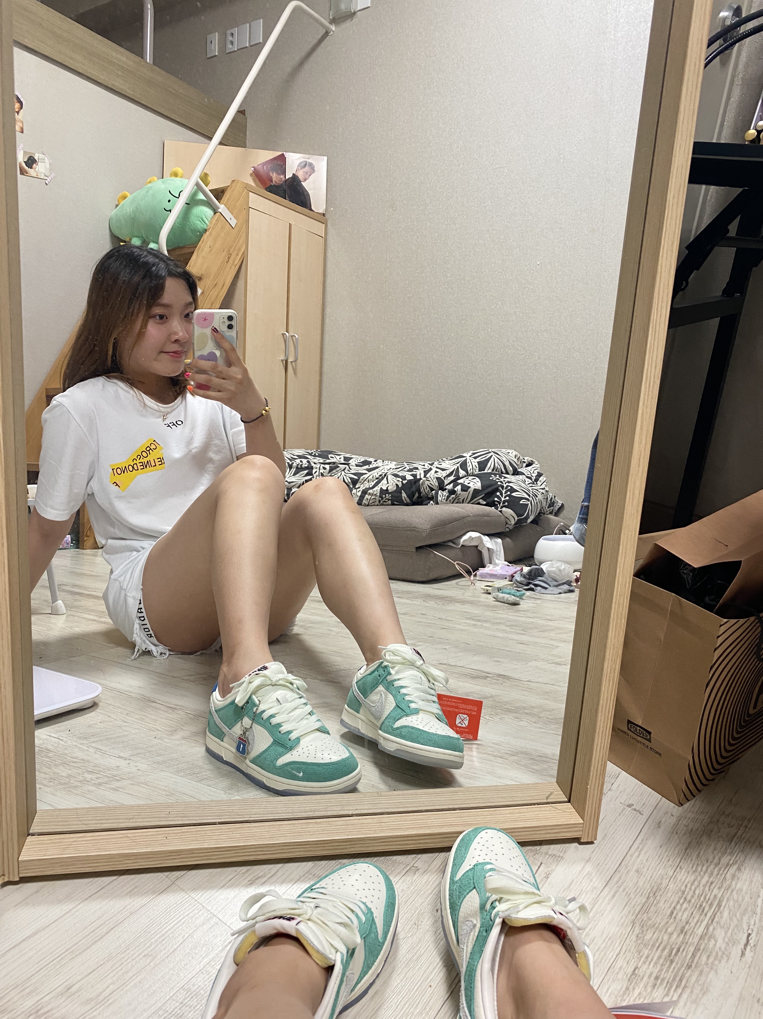 Nike x Kasina Dunk Low Road Sign - Kasina Exclusive 착용 스타일