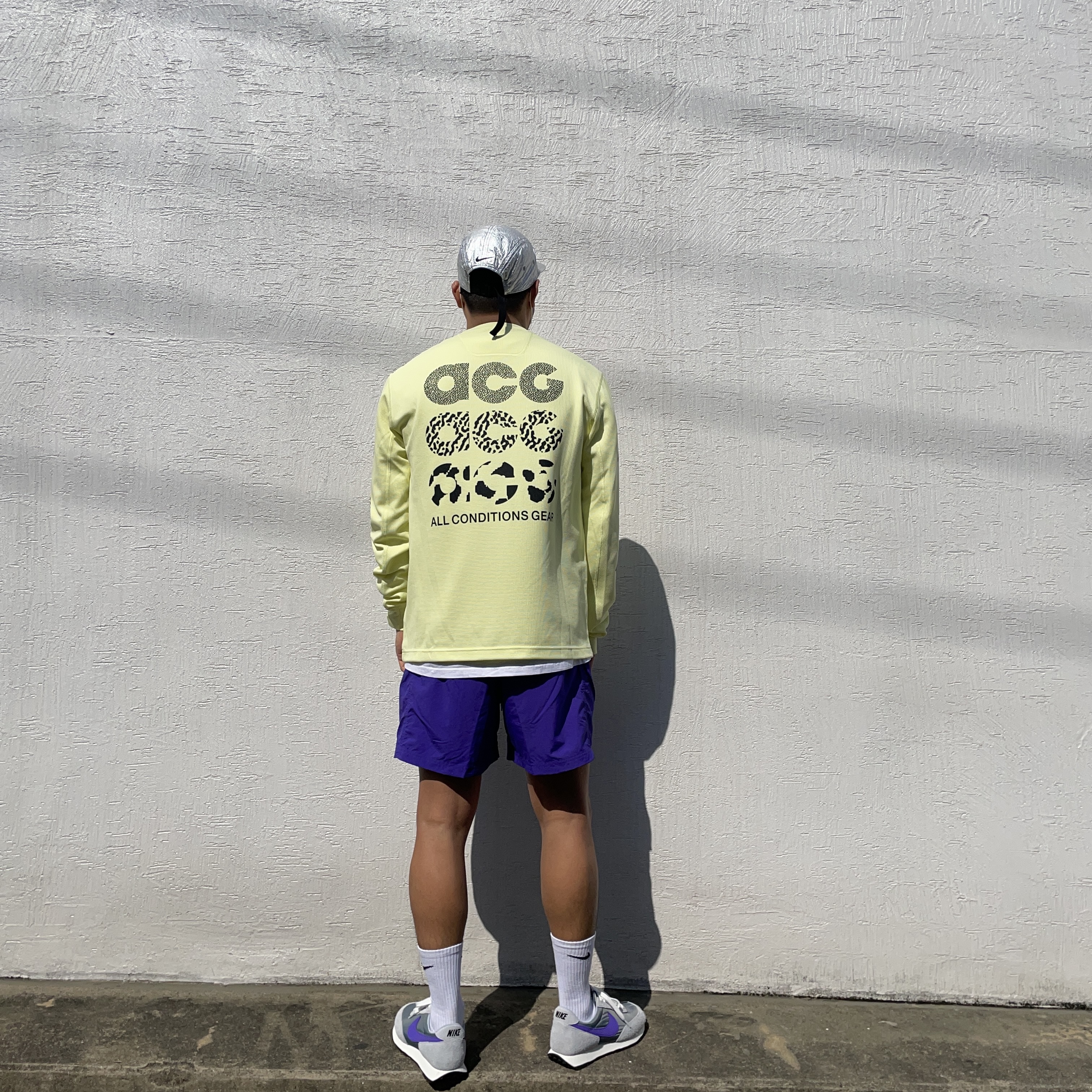 Nike Daybreak SP Cool Grey Hyper Grape 착용 스타일