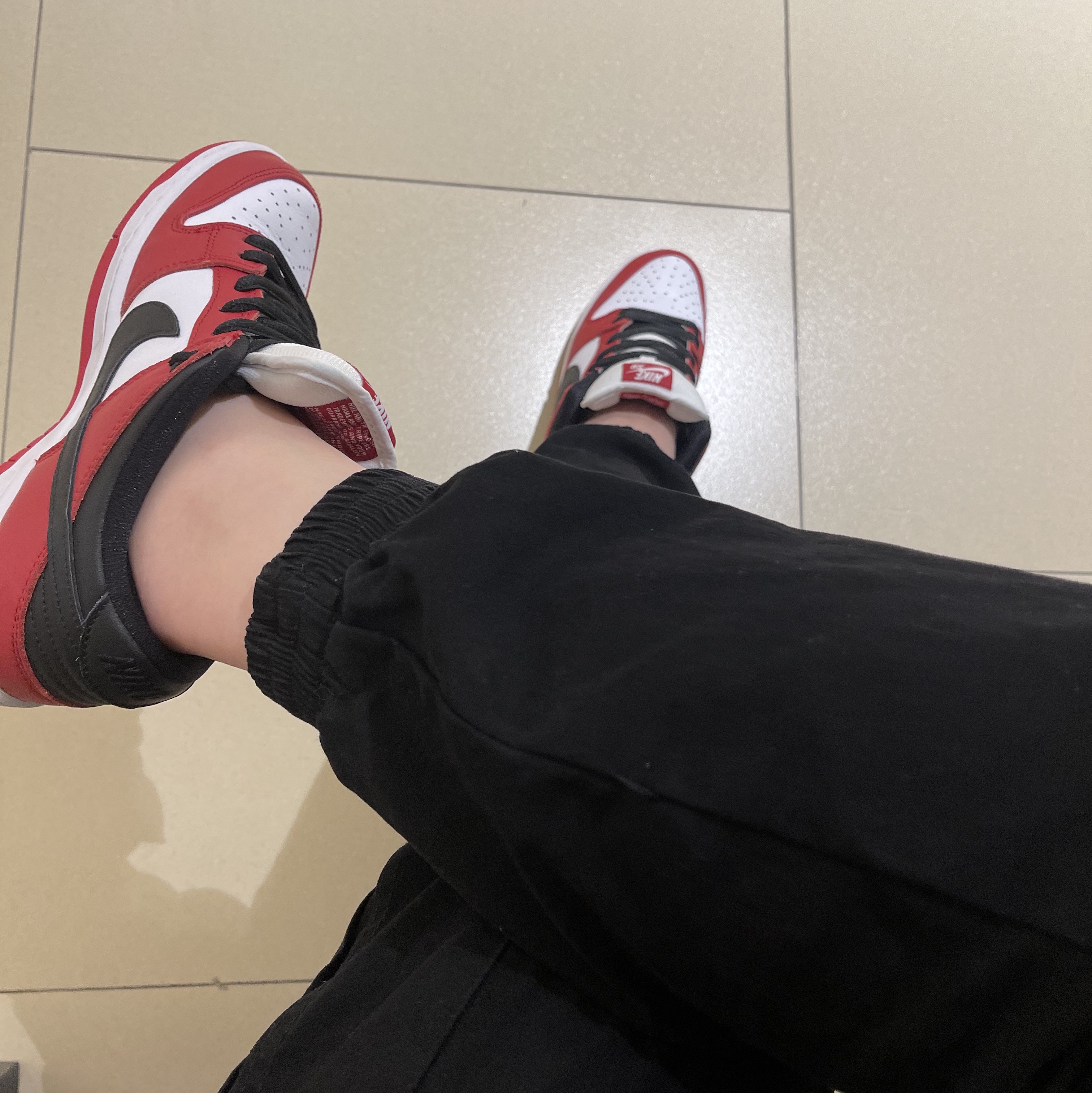Nike SB Dunk Low Pro Chicago 착용 스타일 - 2