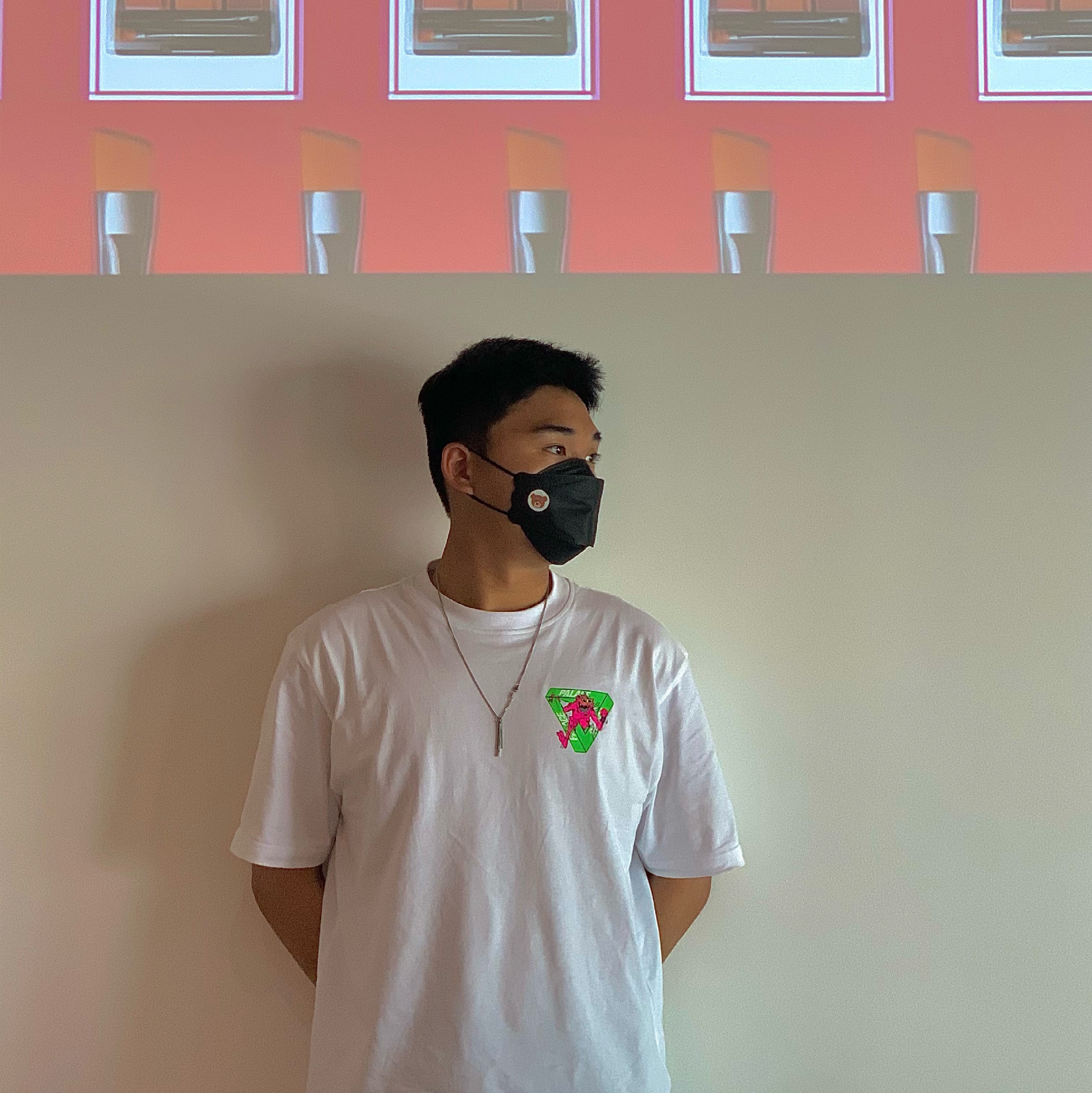 Palace M-Zone Mutant Ripper T-Shirt White - 21SS 착용 스타일