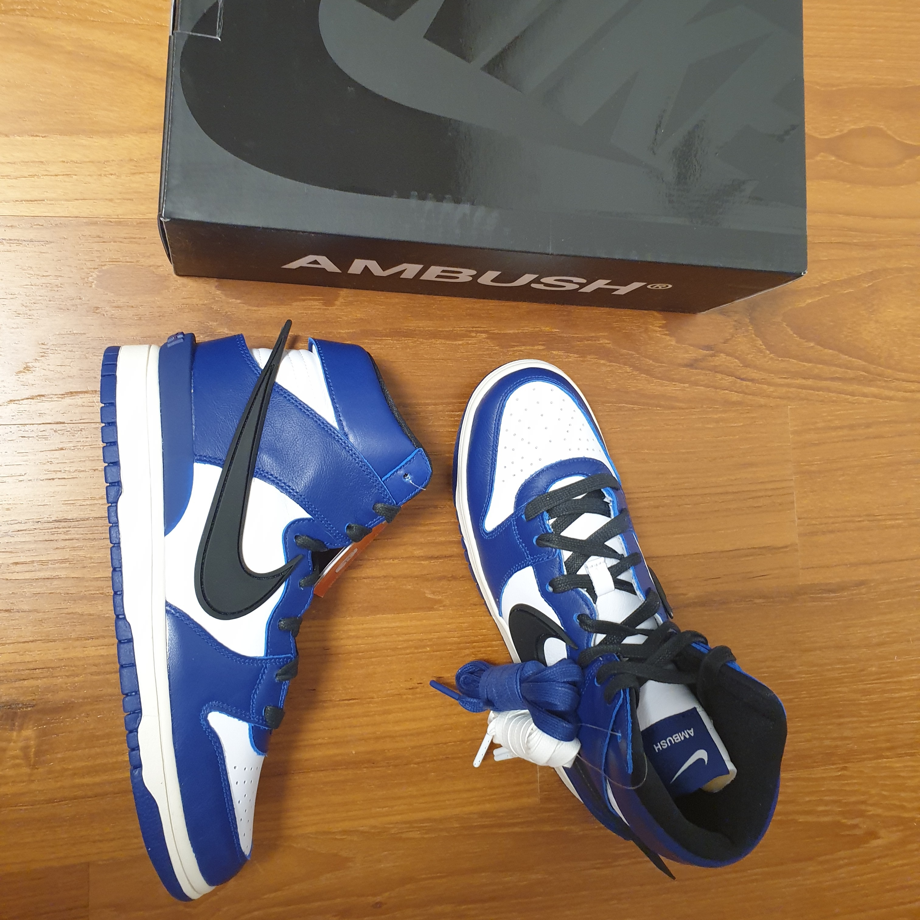 Nike x Ambush Dunk High Deep Royal Blue 착용 스타일 - 3
