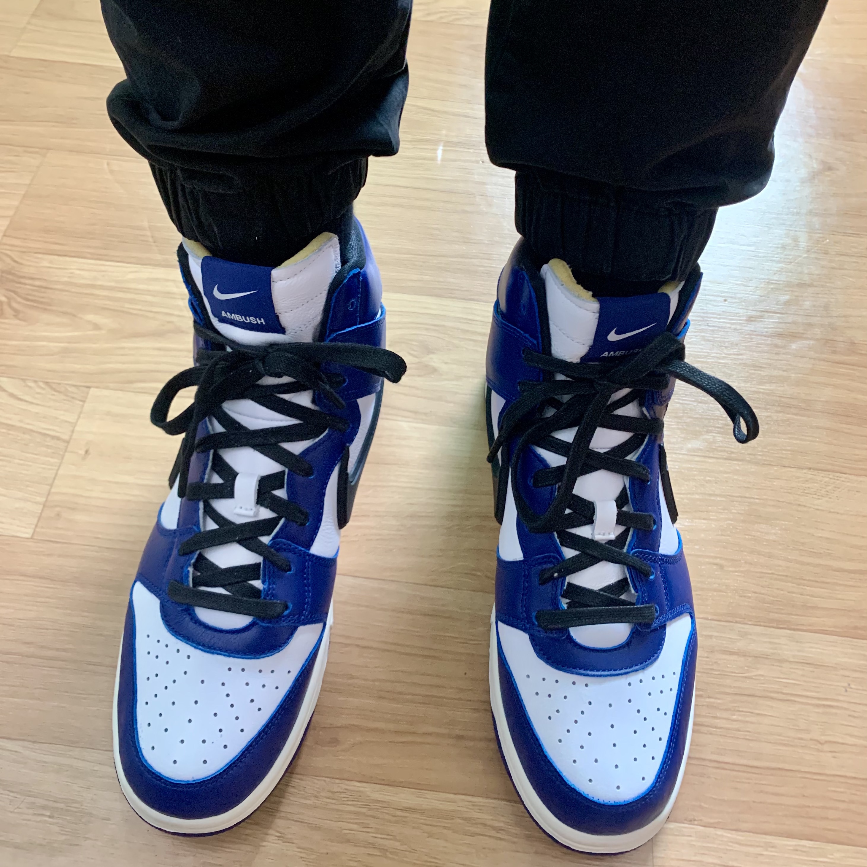 Nike x Ambush Dunk High Deep Royal Blue 착용 스타일 - 4