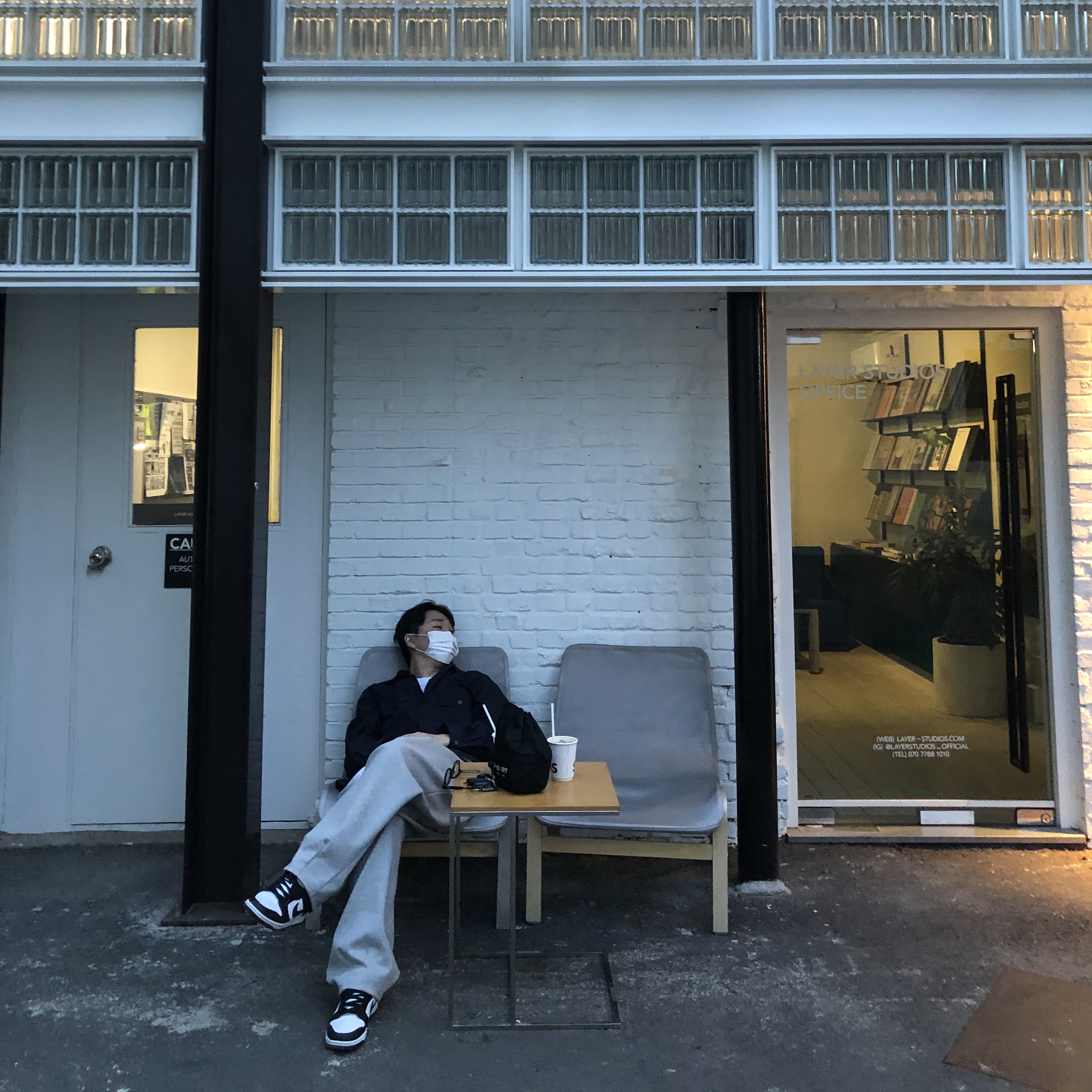 (W) Nike Dunk Low Black, (GS) Nike Dunk Low Black 착용 스타일 - 2