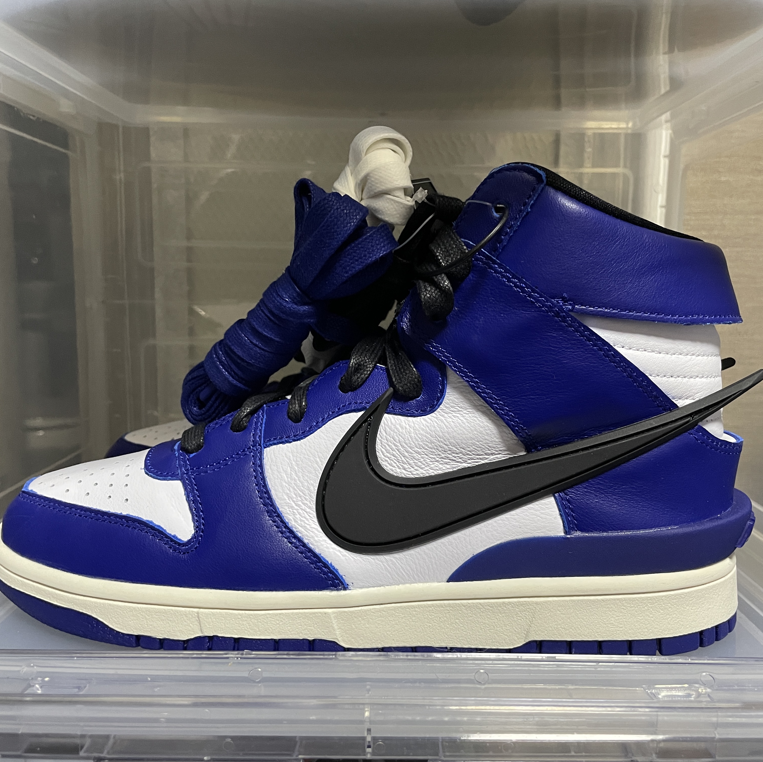 Nike x Ambush Dunk High Deep Royal Blue 착용 스타일