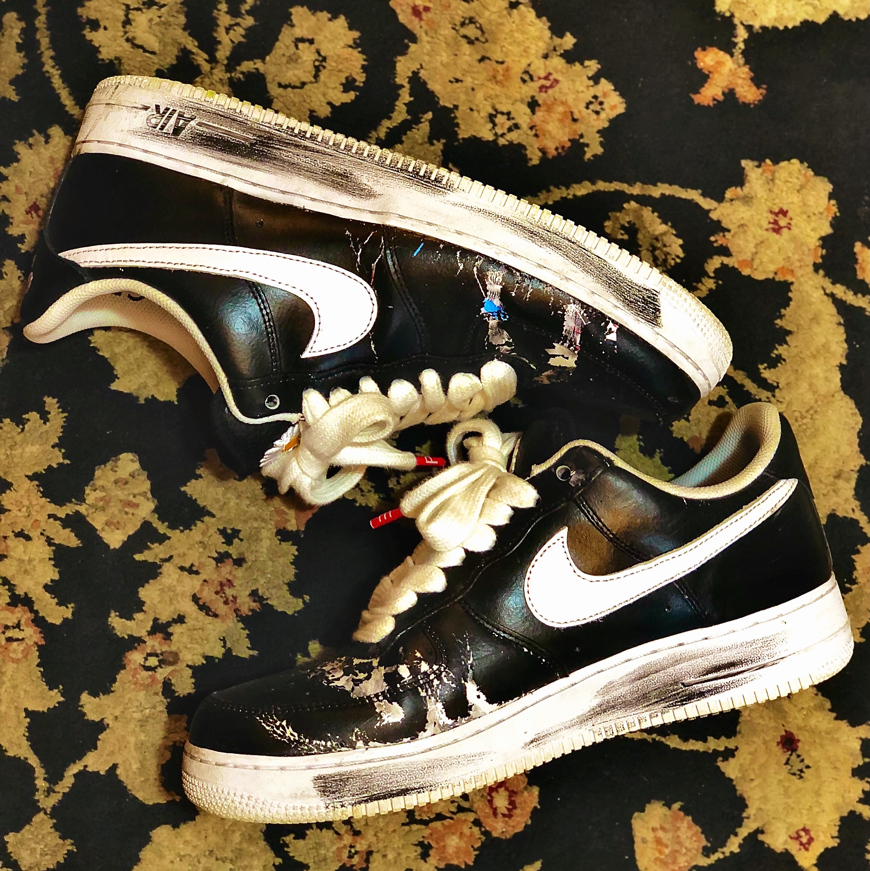 Nike x Peaceminusone Air Force 1 Low Para-Noise 착용 스타일