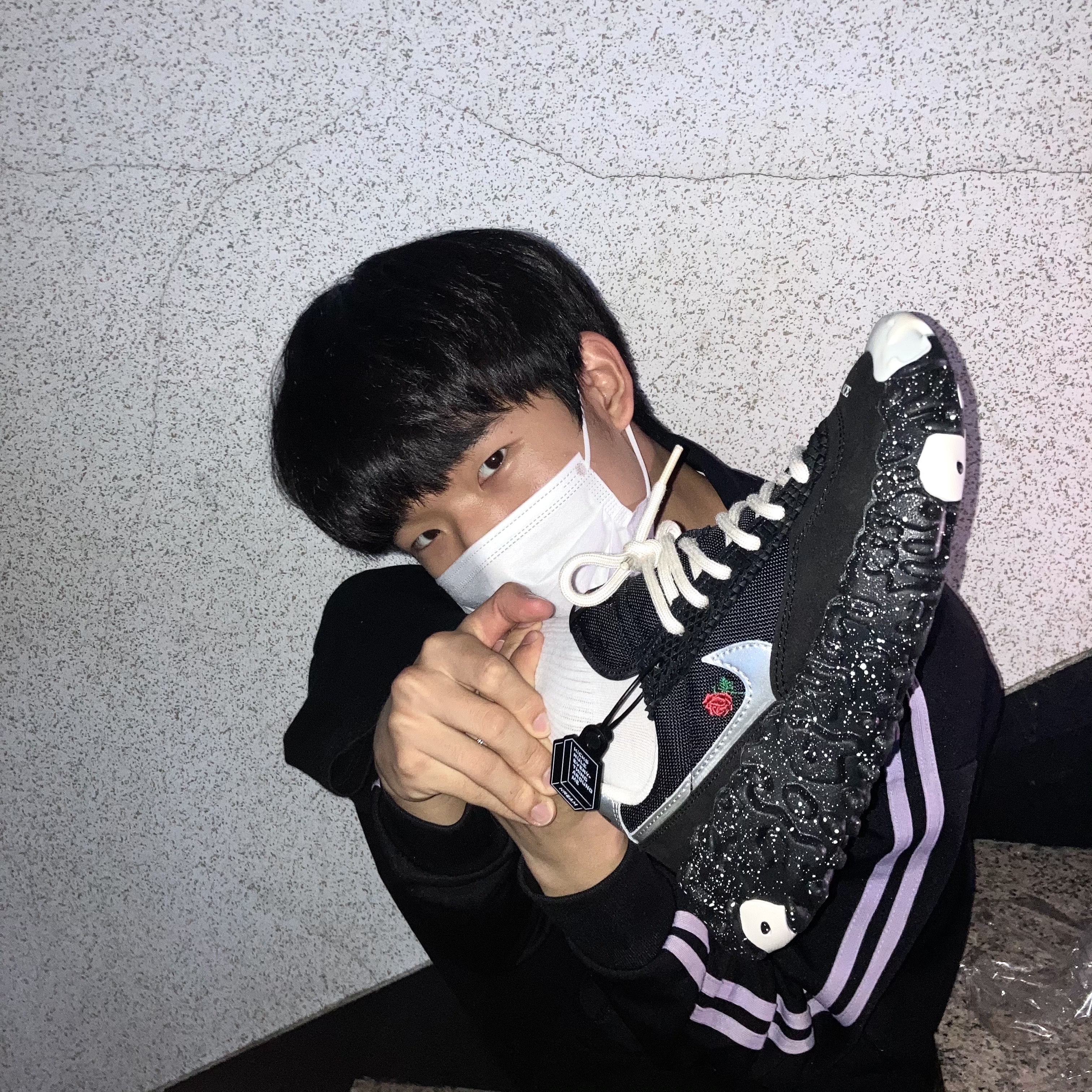 Nike x Undercover Overbreak SP Black 착용 스타일 - 2