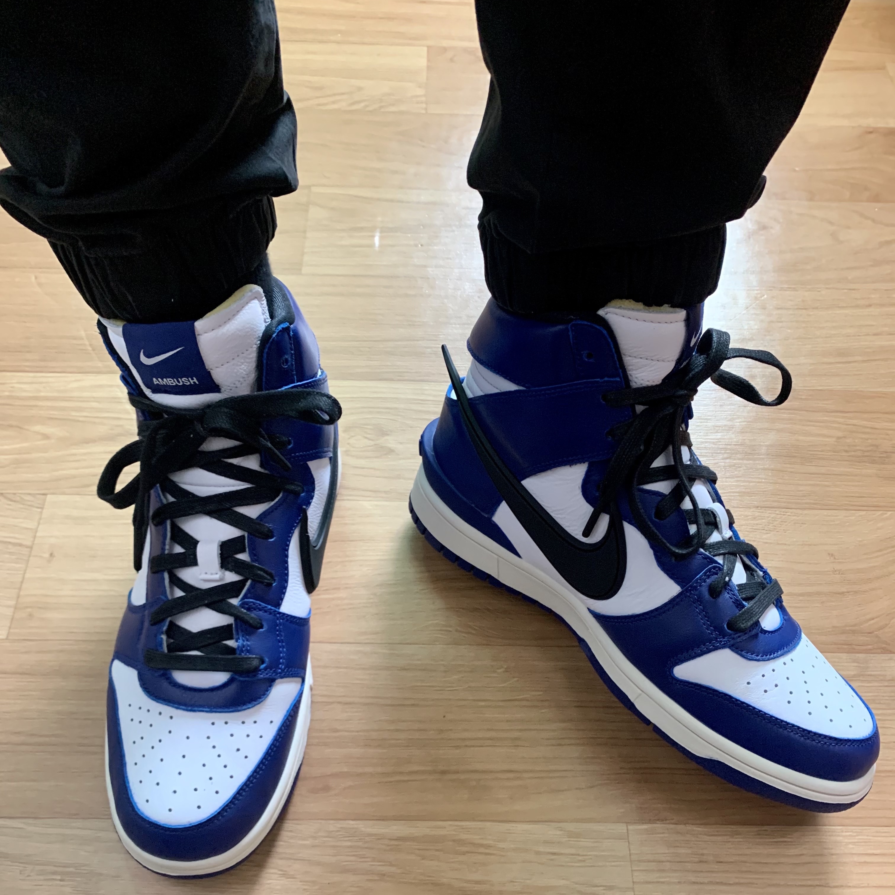 Nike x Ambush Dunk High Deep Royal Blue 착용 스타일 - 3