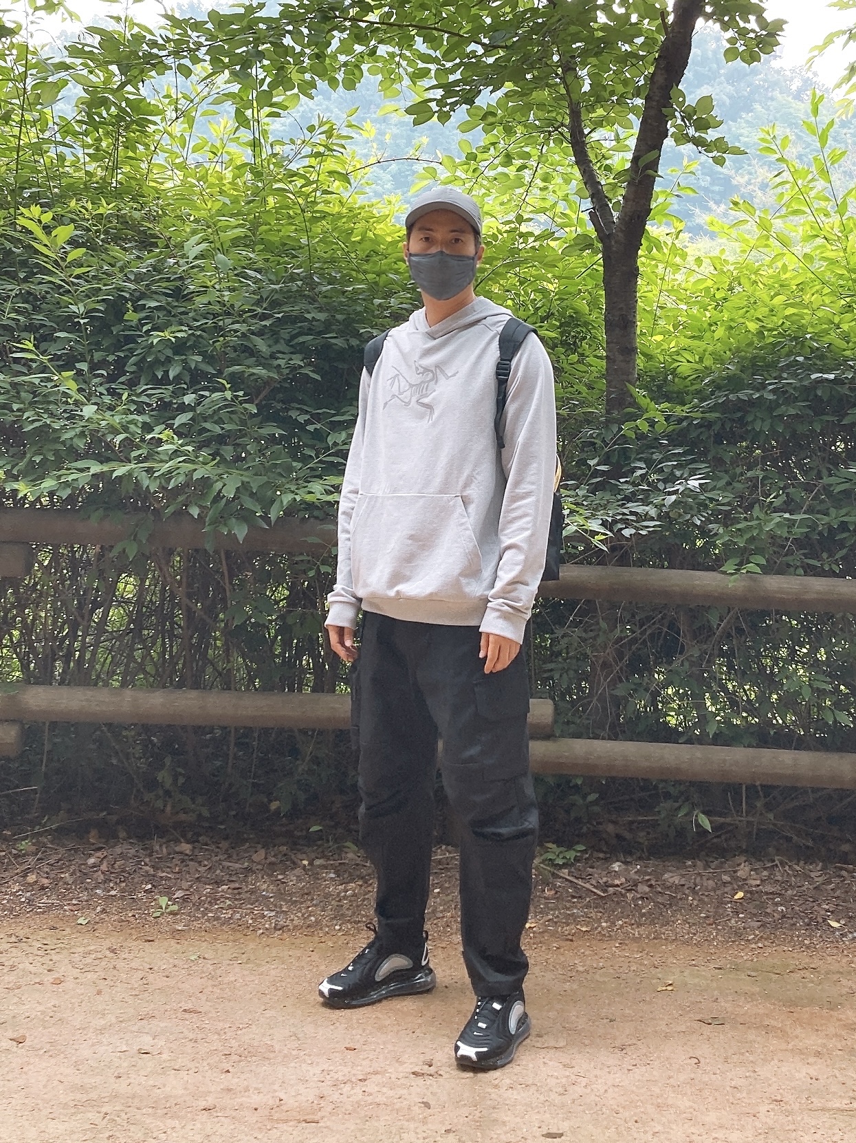 Nike x Undercover Air Max 720 Black 착용 스타일