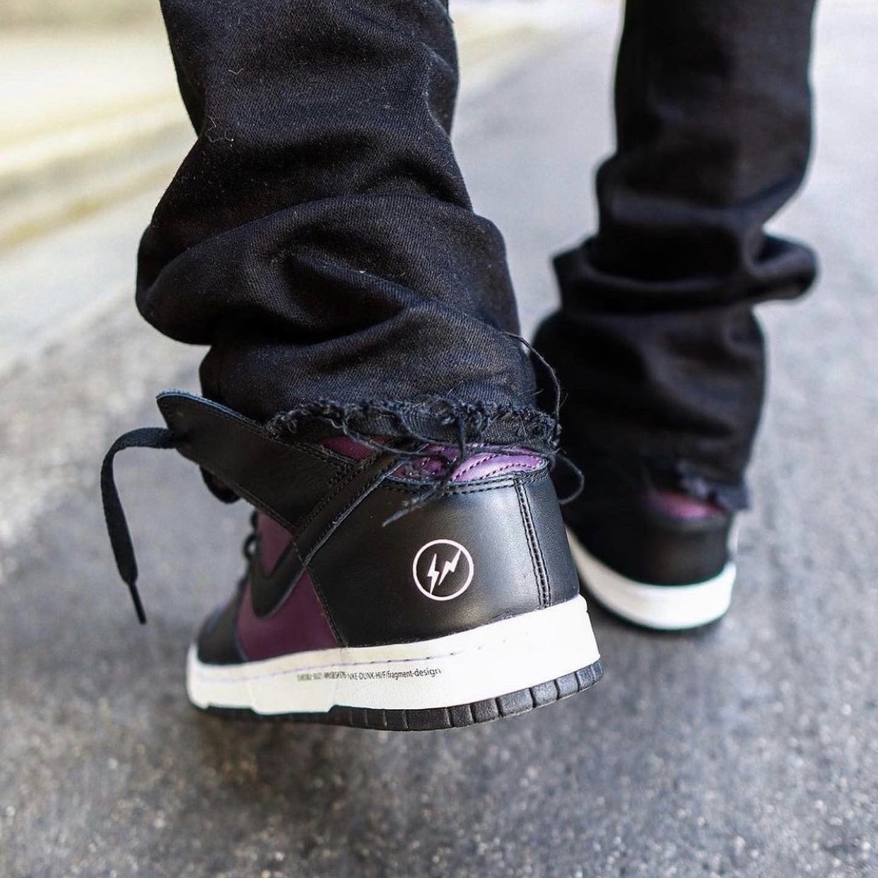 Nike x Fragment Dunk High Black, Jordan 1 Low To My First Coach 착용 스타일 - 1