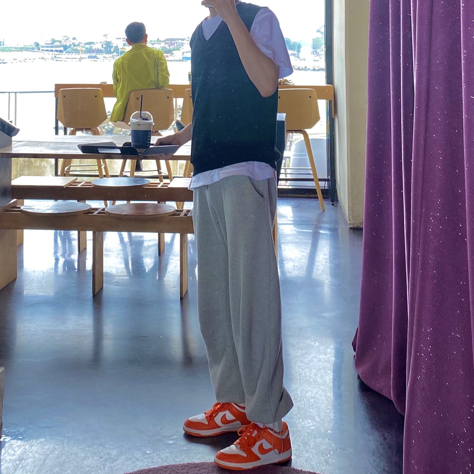 Nike Dunk Low SP Syracuse 2020 착용 스타일