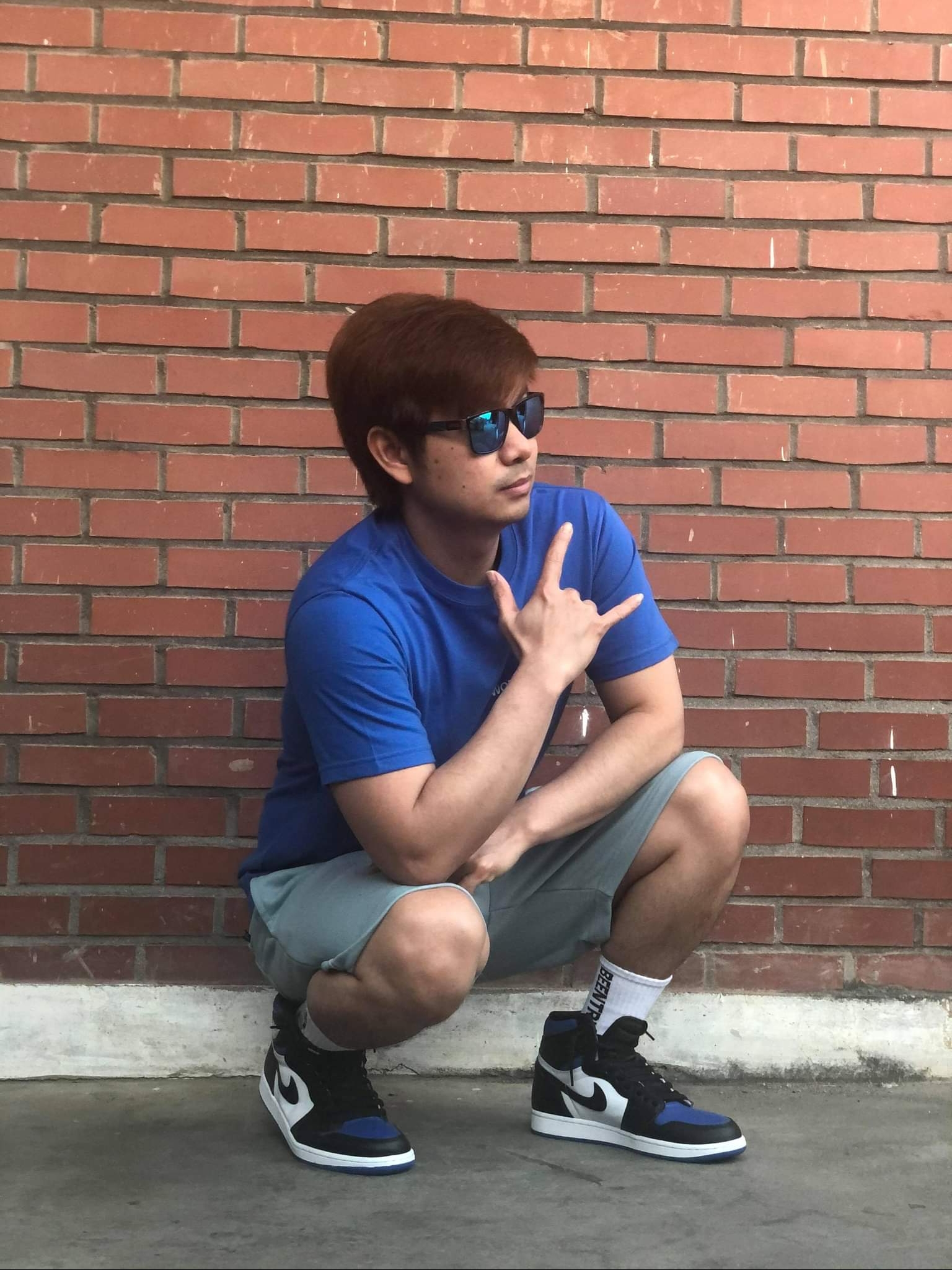 Jordan 1 Retro High OG Royal Toe 착용 스타일 - 2