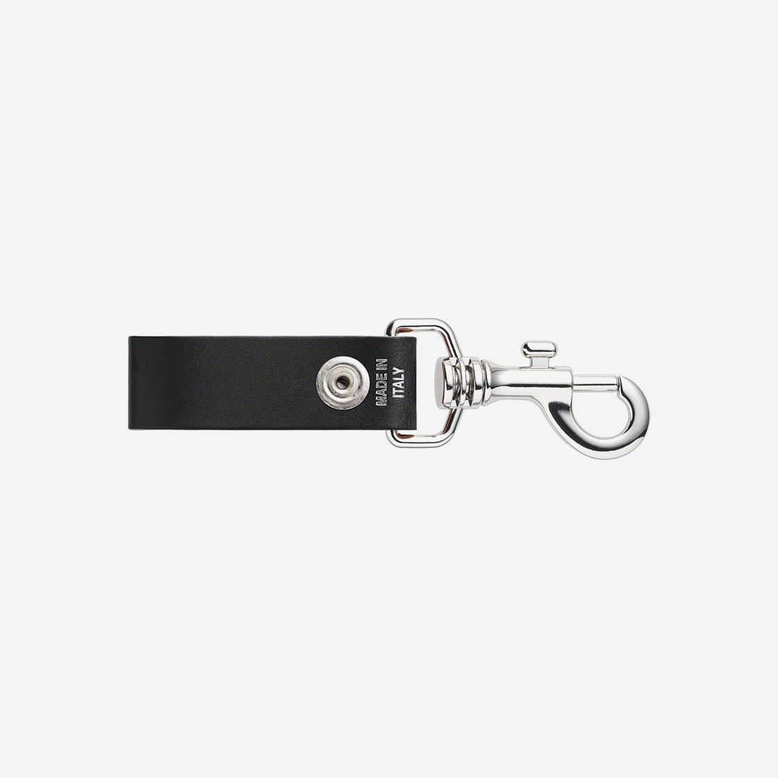 Supreme Leather Key Loop Black - 21SS 상세 이미지 2