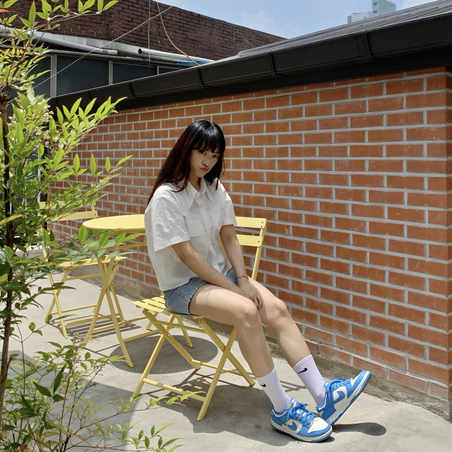 (W) Nike Dunk Low Coast 착용 스타일