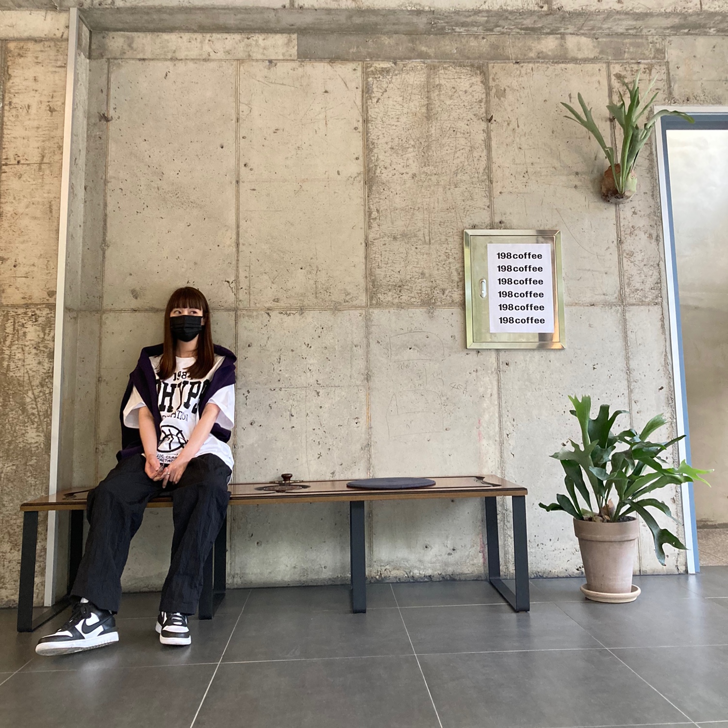 Nike x Ambush Dunk High Black 착용 스타일