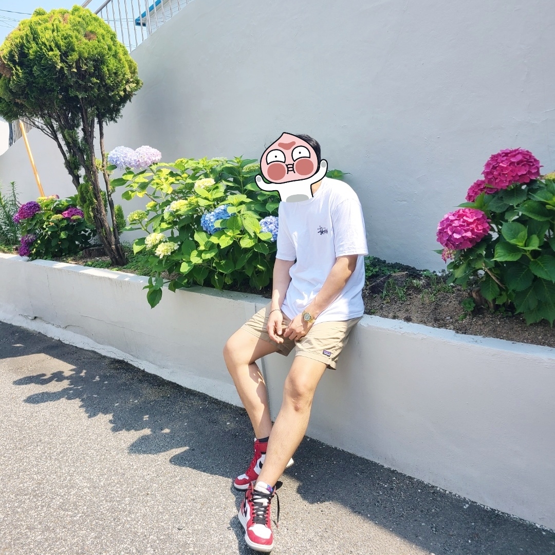 Stussy Ocean Dream T-Shirt White, Jordan 1 Retro High Spider-Man Origin Story 착용 스타일 - 1