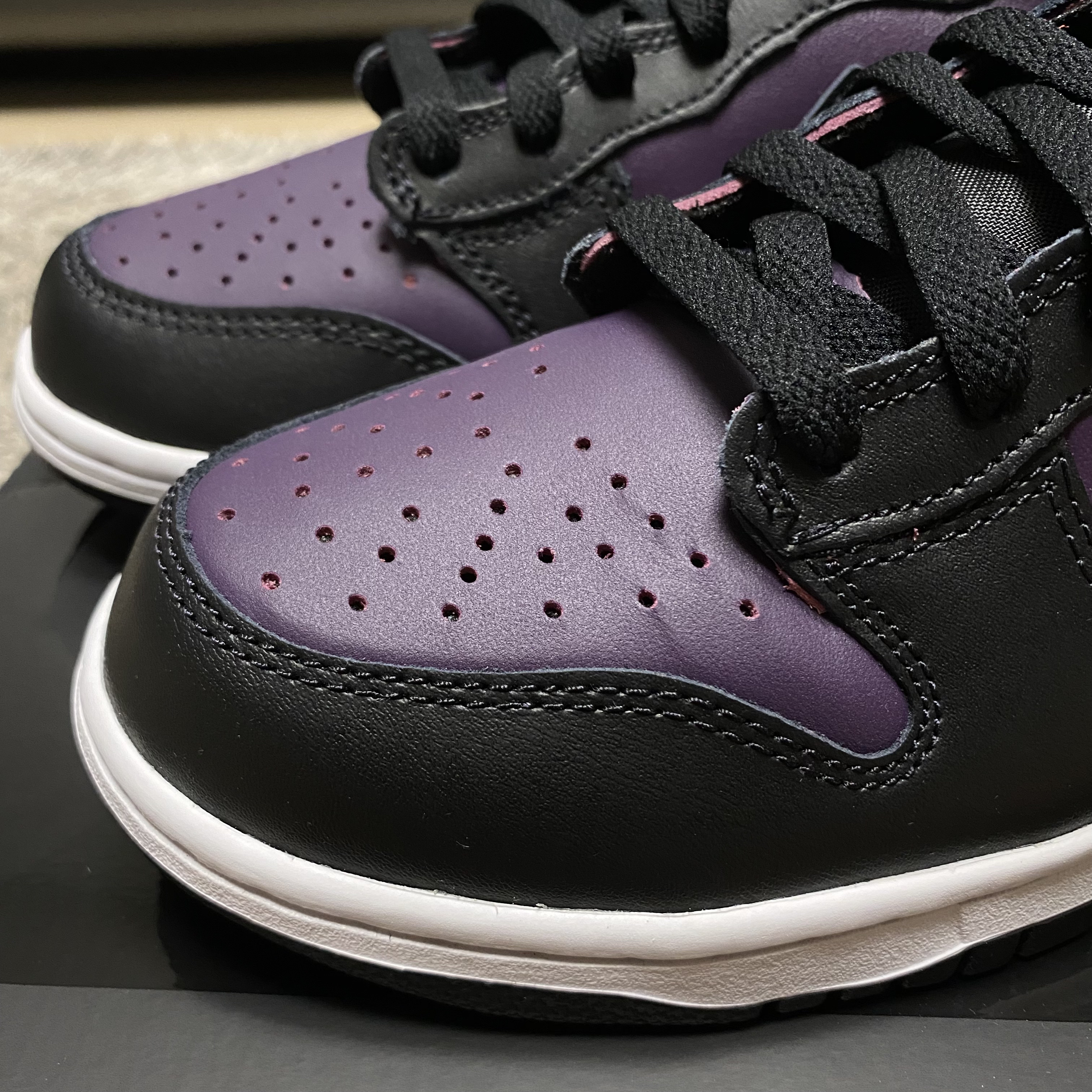Nike x Fragment Dunk High Black 착용 스타일 - 2