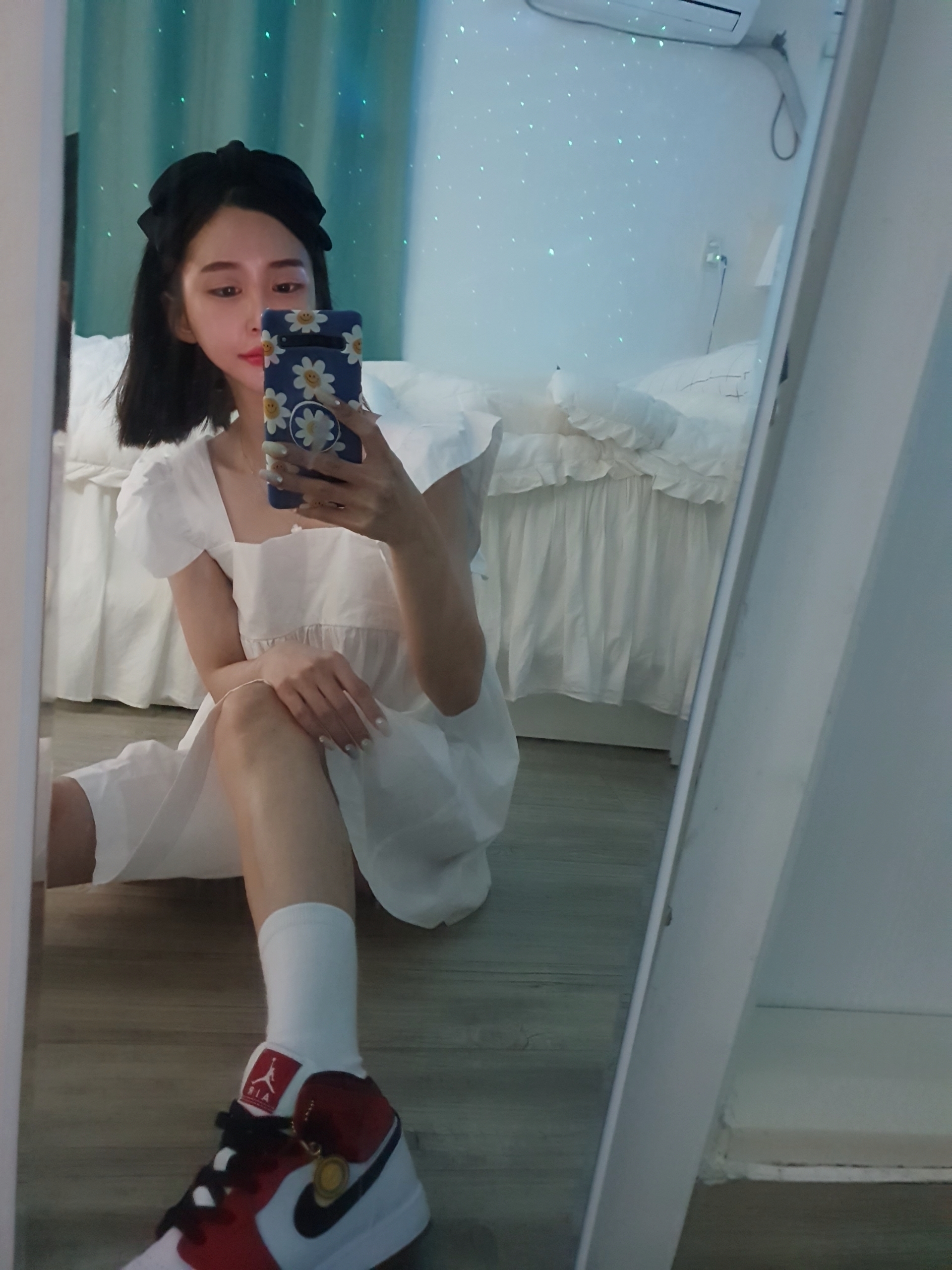 Jordan 1 Mid Chicago 2020 착용 스타일 - 2