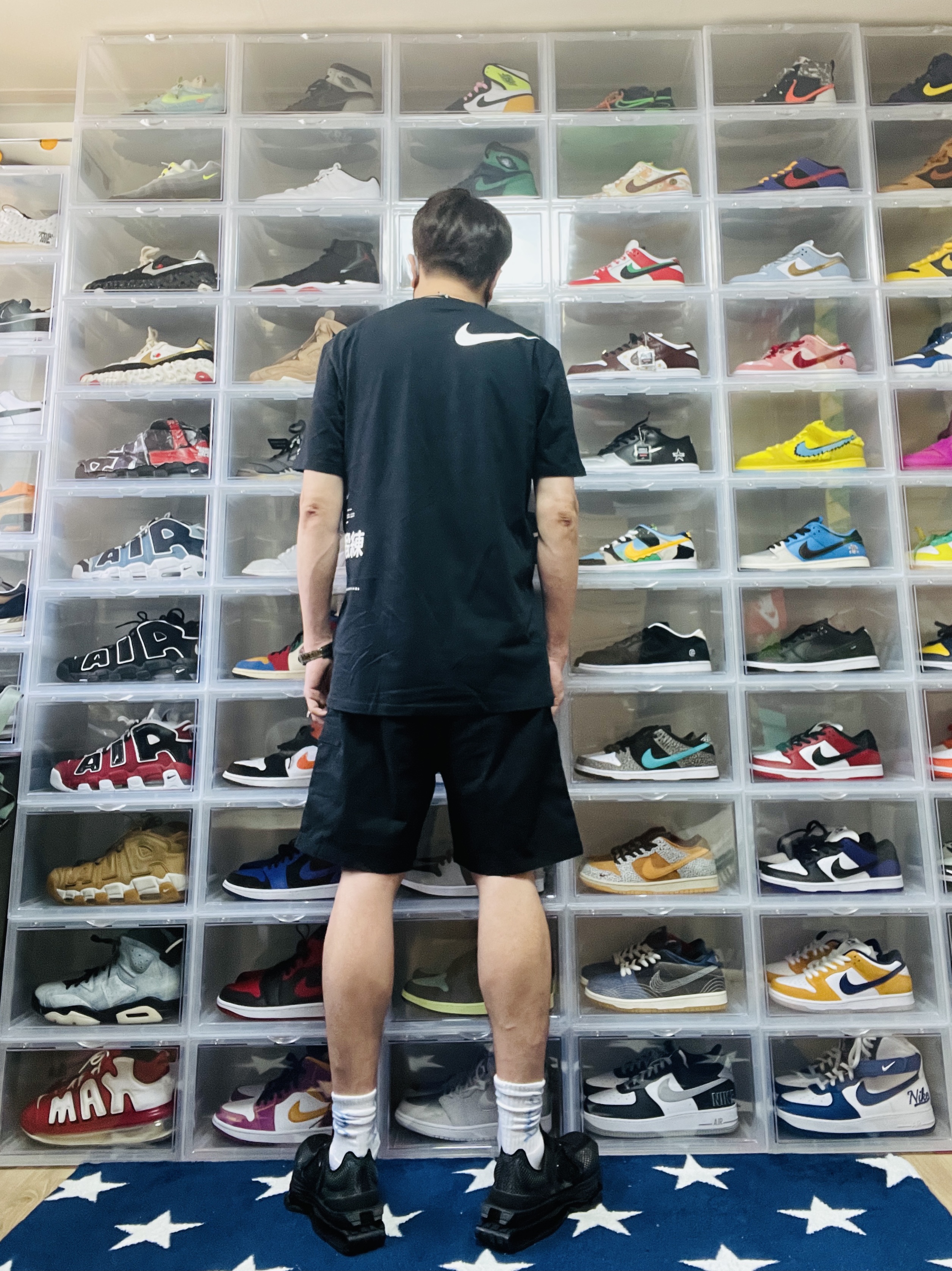 Nike x Matthew M Williams Zoom 004 Triple Black, Nike x Matthew M Williams NRG T-Shirt Black 착용 스타일 - 3