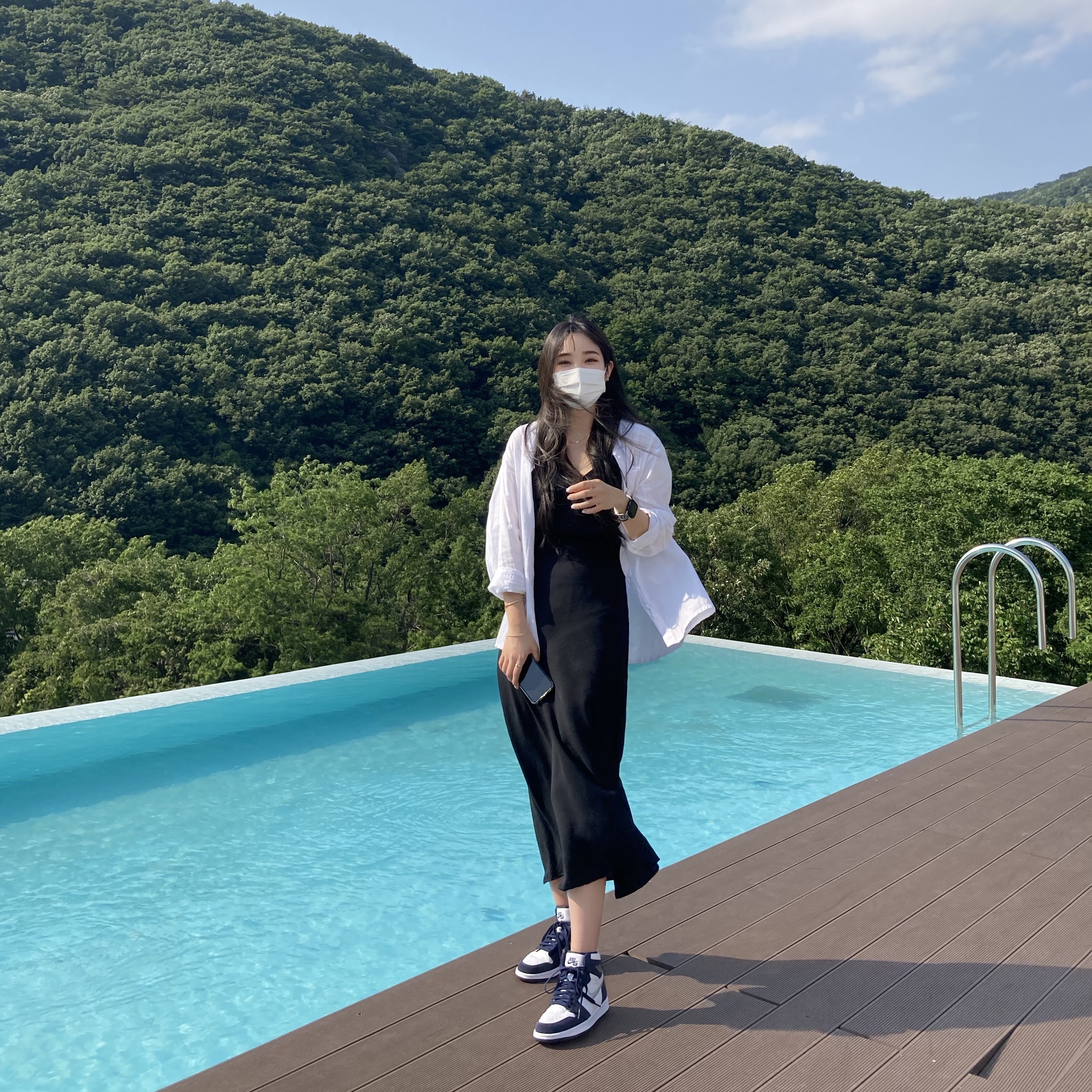(GS) Jordan 1 Retro High OG CO.JP Midnight Navy 착용 스타일 - 1