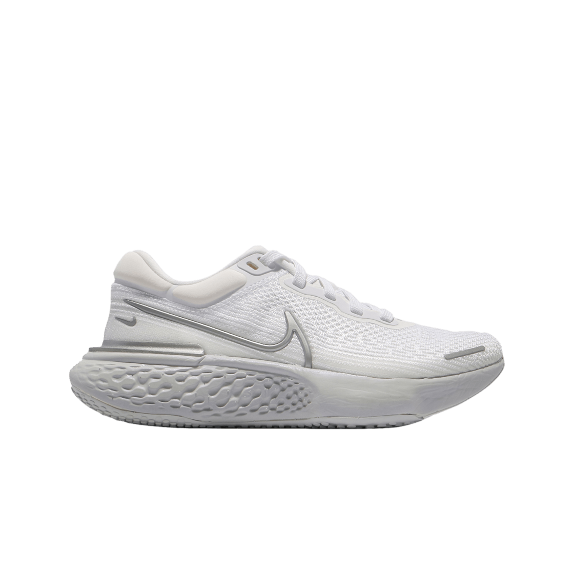 (W) 나이키 줌X 인빈시블 런 플라이니트 화이트 메탈릭 실버((W) Nike ZoomX Invincible Run Flyknit White Metallic Silver) - 1