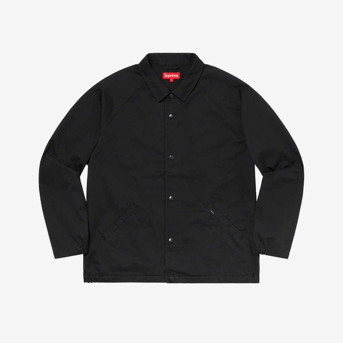 Supreme Antihero Snap Front Twill Jacket Black - 20FW 상세 이미지 2