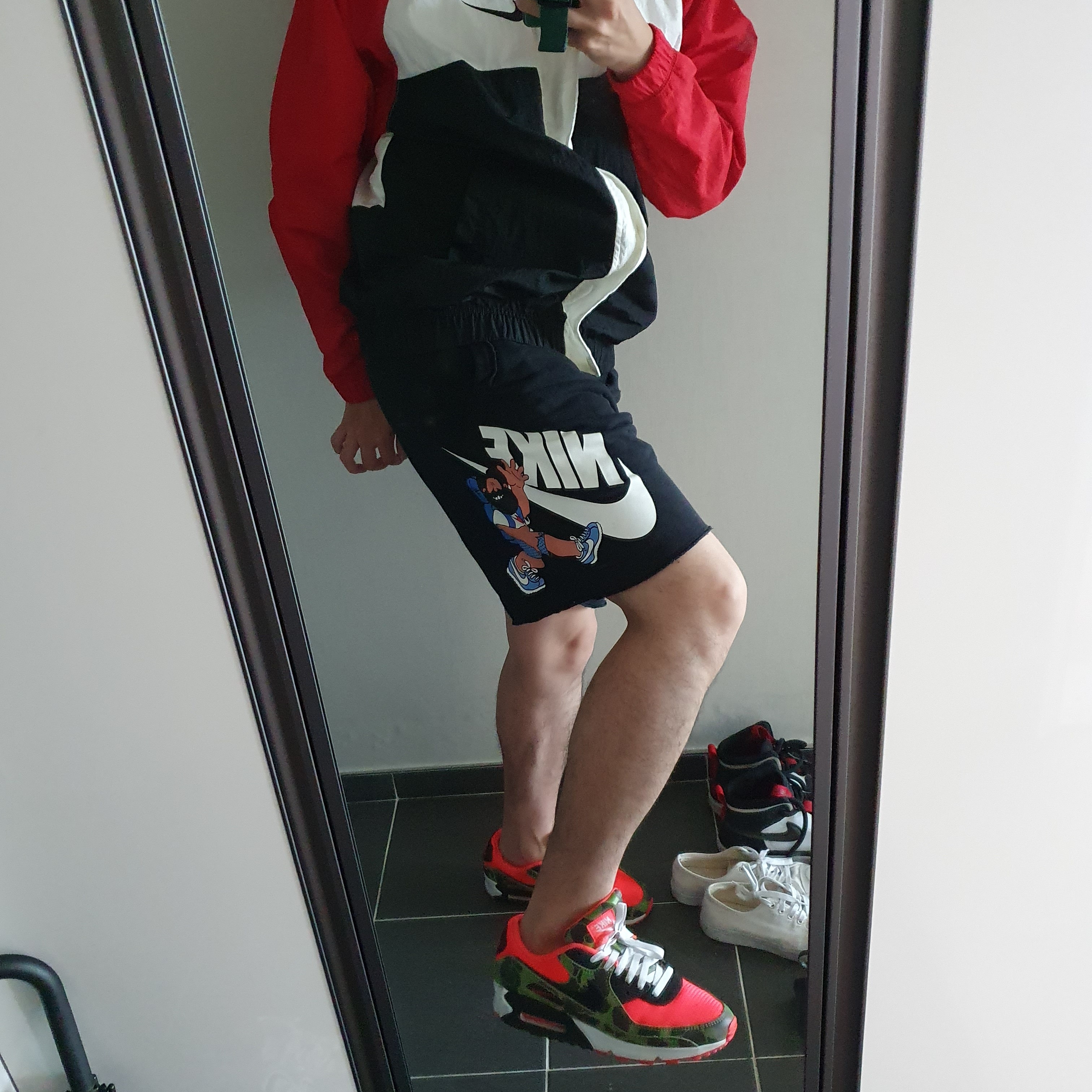 Nike x Atmos Air Max 90 Duck Hunter Camo 착용 스타일
