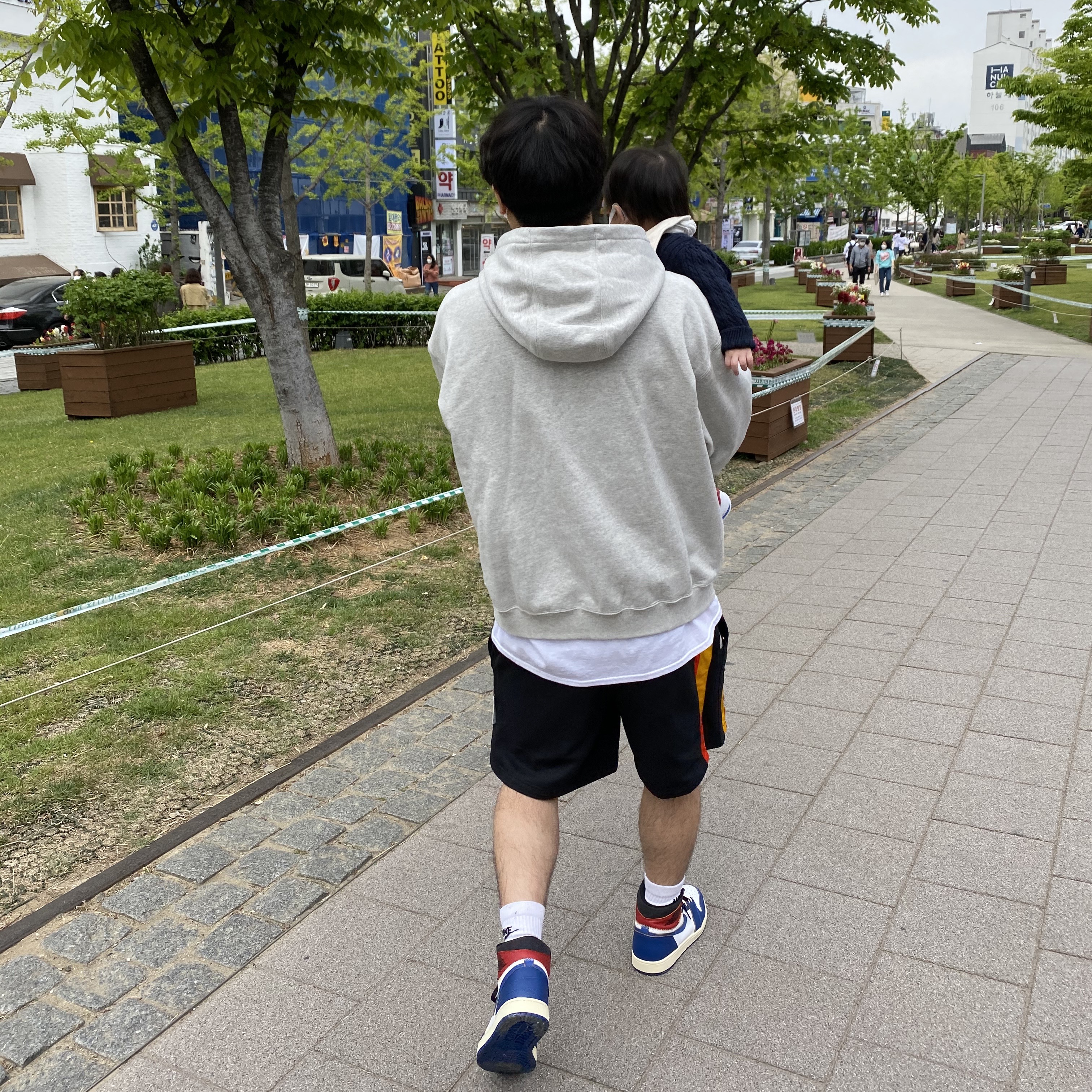 Jordan 1 x Union Retro High Blue Toe 착용 스타일