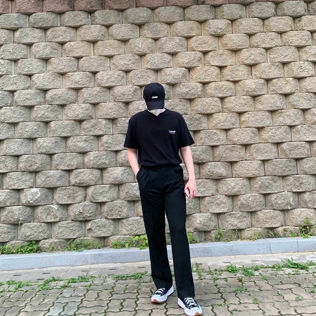 Converse Run Star Hike Hi Black White Gum 착용 스타일 - 1