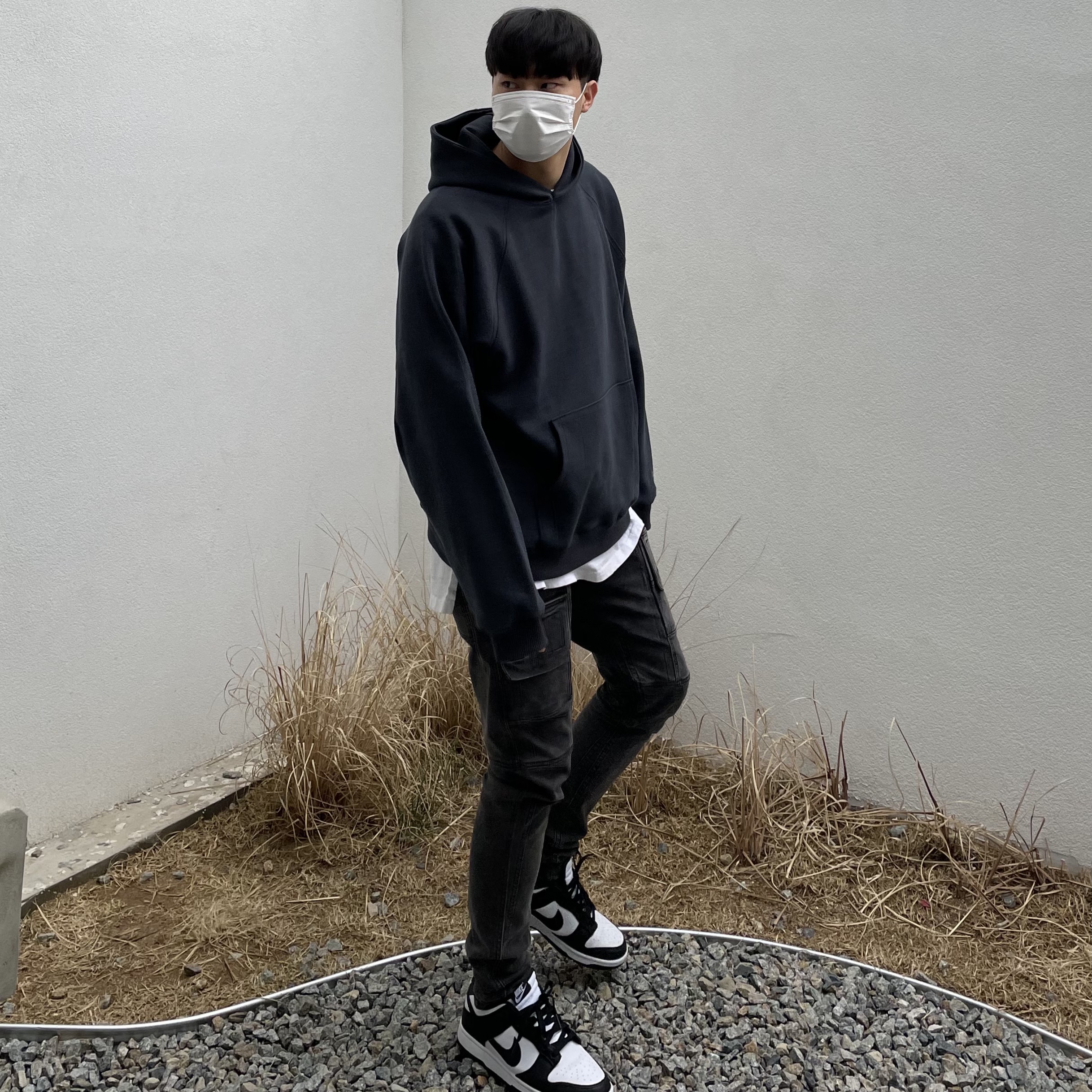 Nike Dunk Low Retro Black 착용 스타일