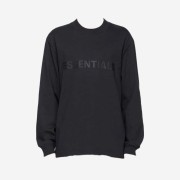 Essentials Boxy Long Sleeve T-Shirt Navy/Dark Navy - Ssense Exclusive