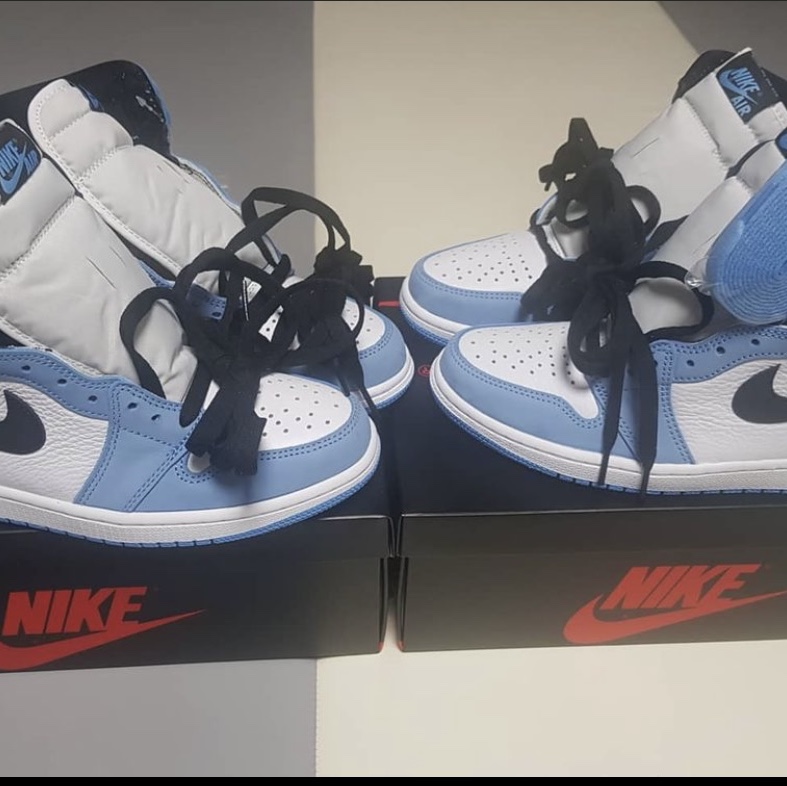 Jordan 1 Retro High OG University Blue 착용 스타일