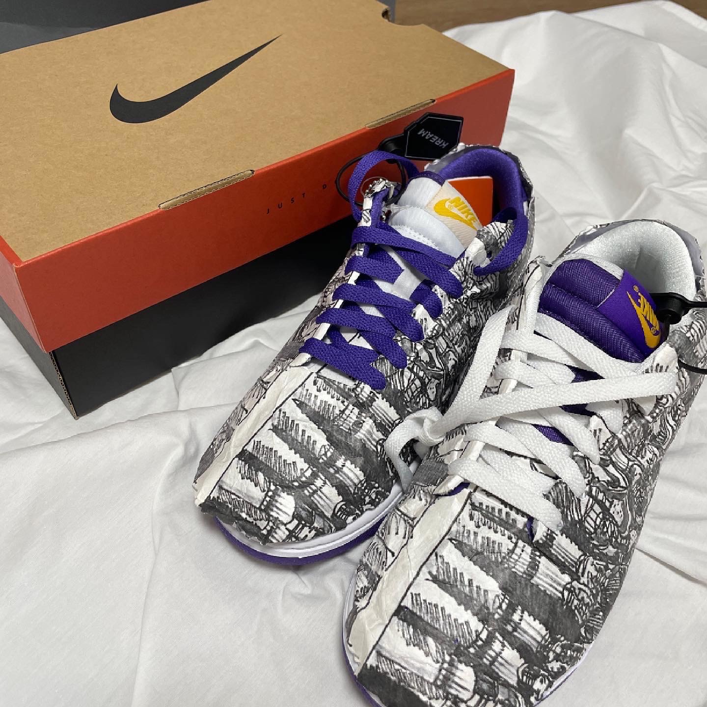 (W) Nike Dunk Low SE Flip 착용 스타일 - 2