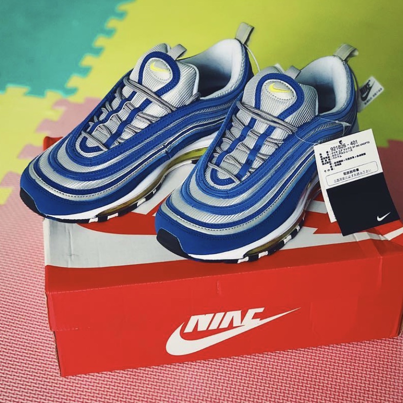 Nike Air Max 97 OG Royal Neon 착용 스타일