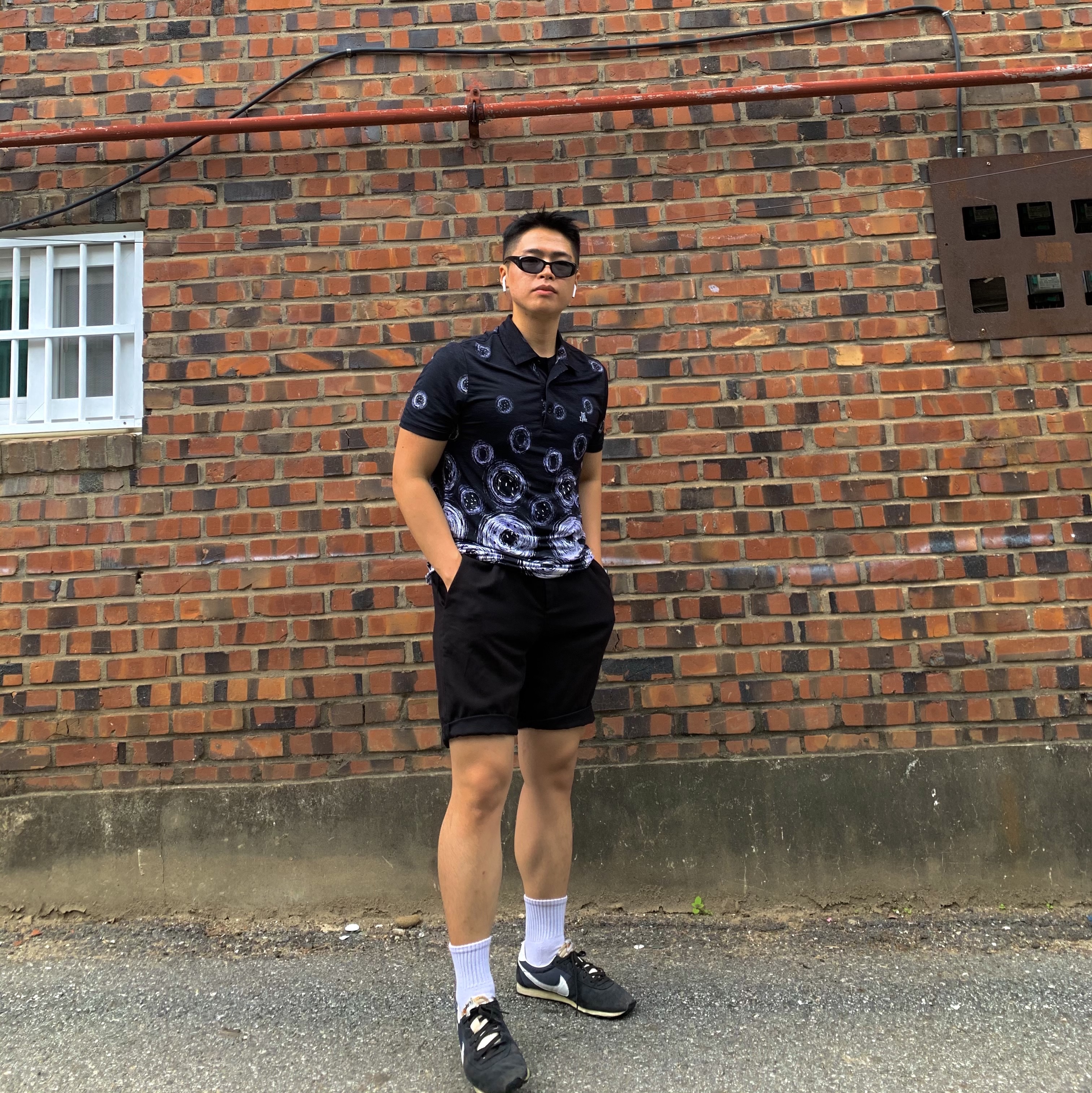 Nike Air Tailwind 79 Black White 착용 스타일