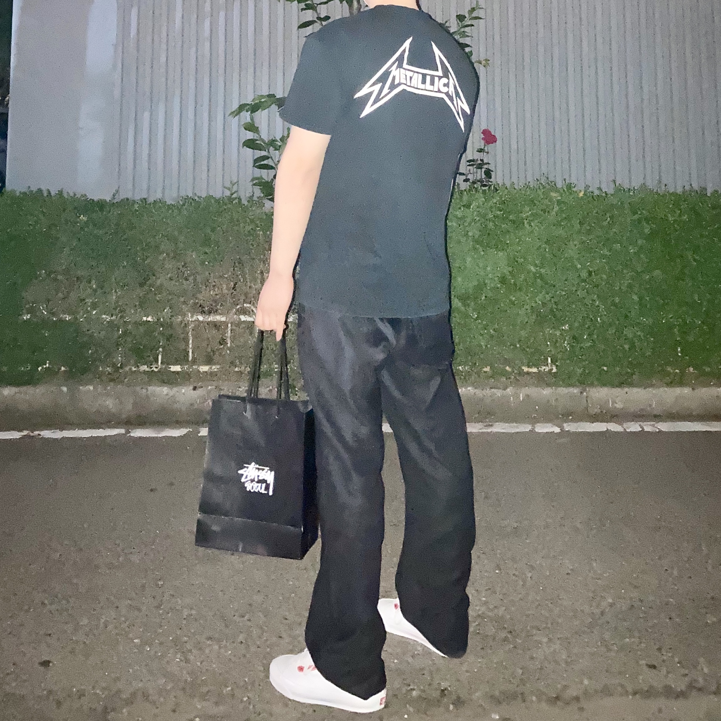 Stussy Reflection T-Shirt Black, Vans Vault OG Style 36 LX Red 착용 스타일