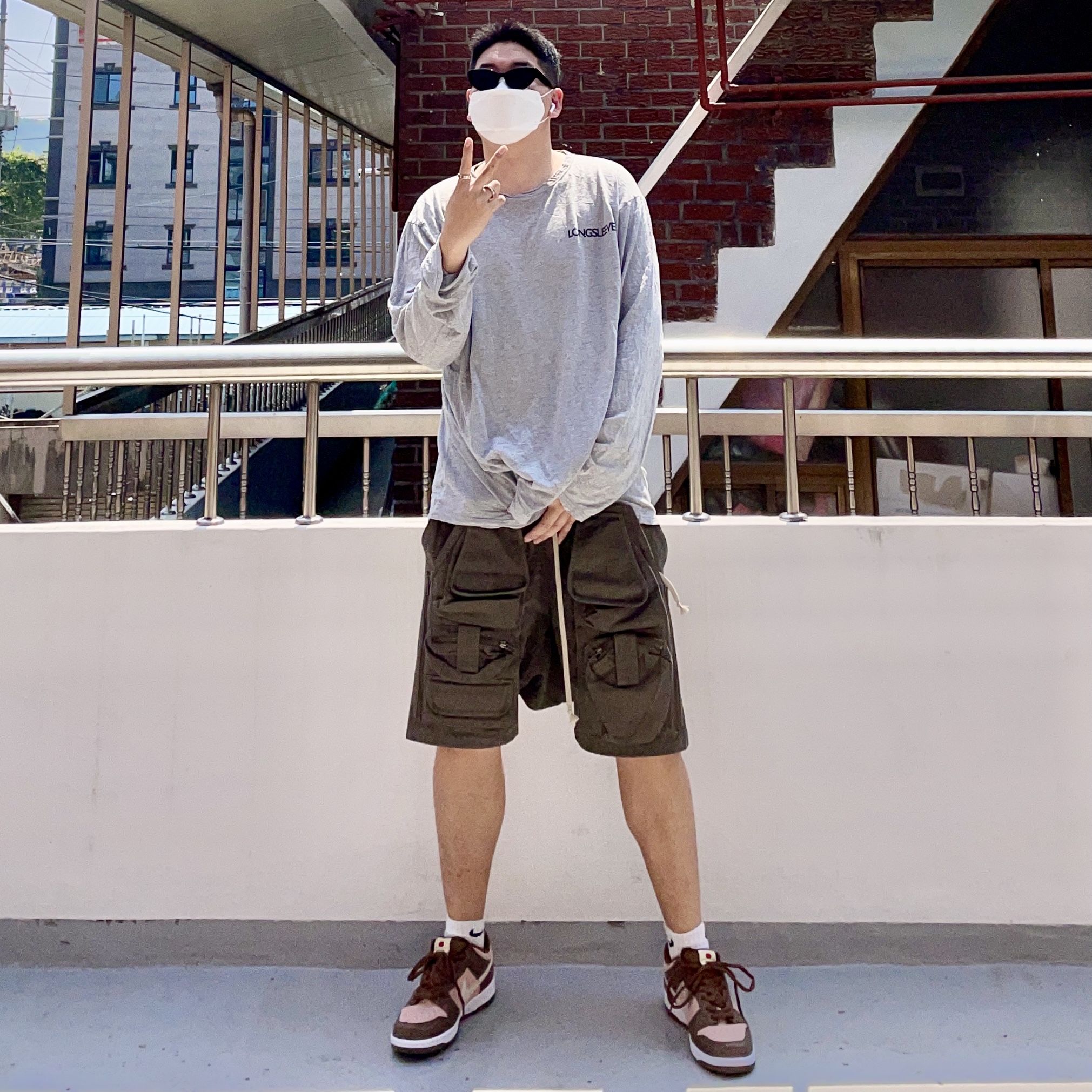 Nike x Stussy Dunk SB Low Cherry 착용 스타일