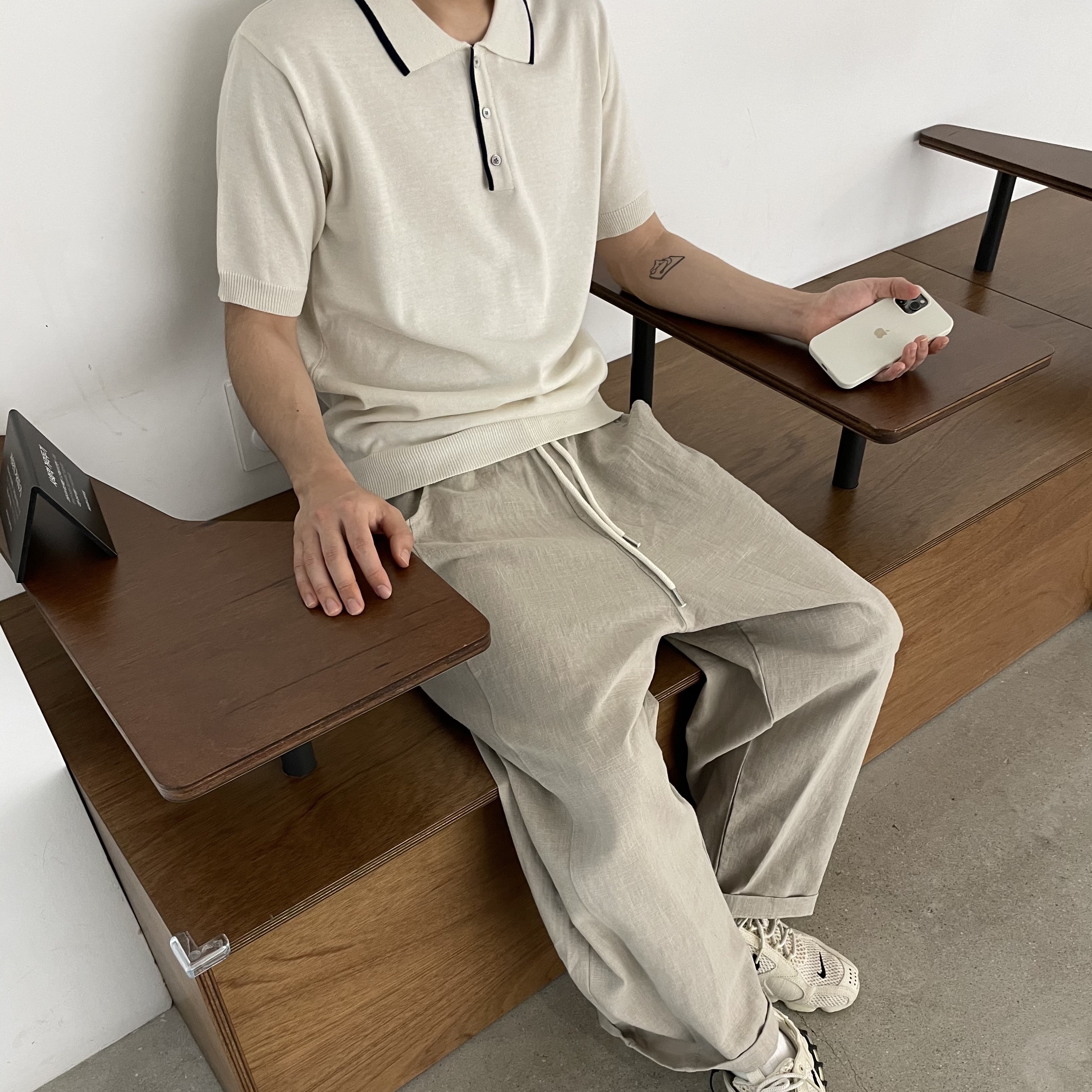 Nike x Stussy Air Zoom Spiridon Cage 2 Fossil 착용 스타일