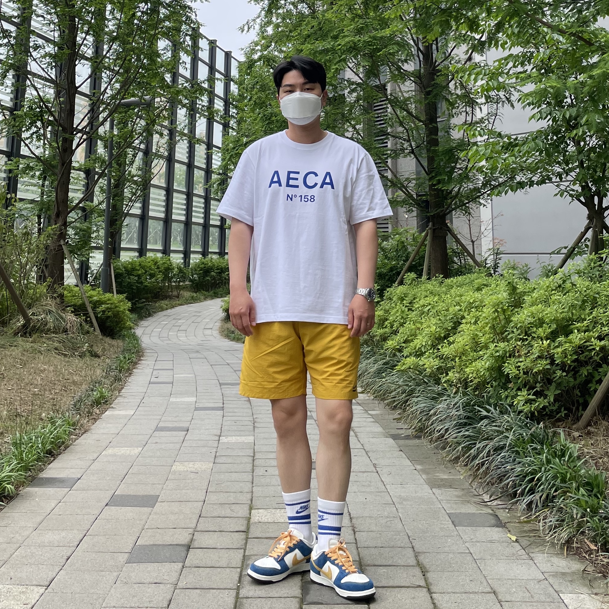 Nike x Kasina Dunk Low 80's Bus 착용 스타일