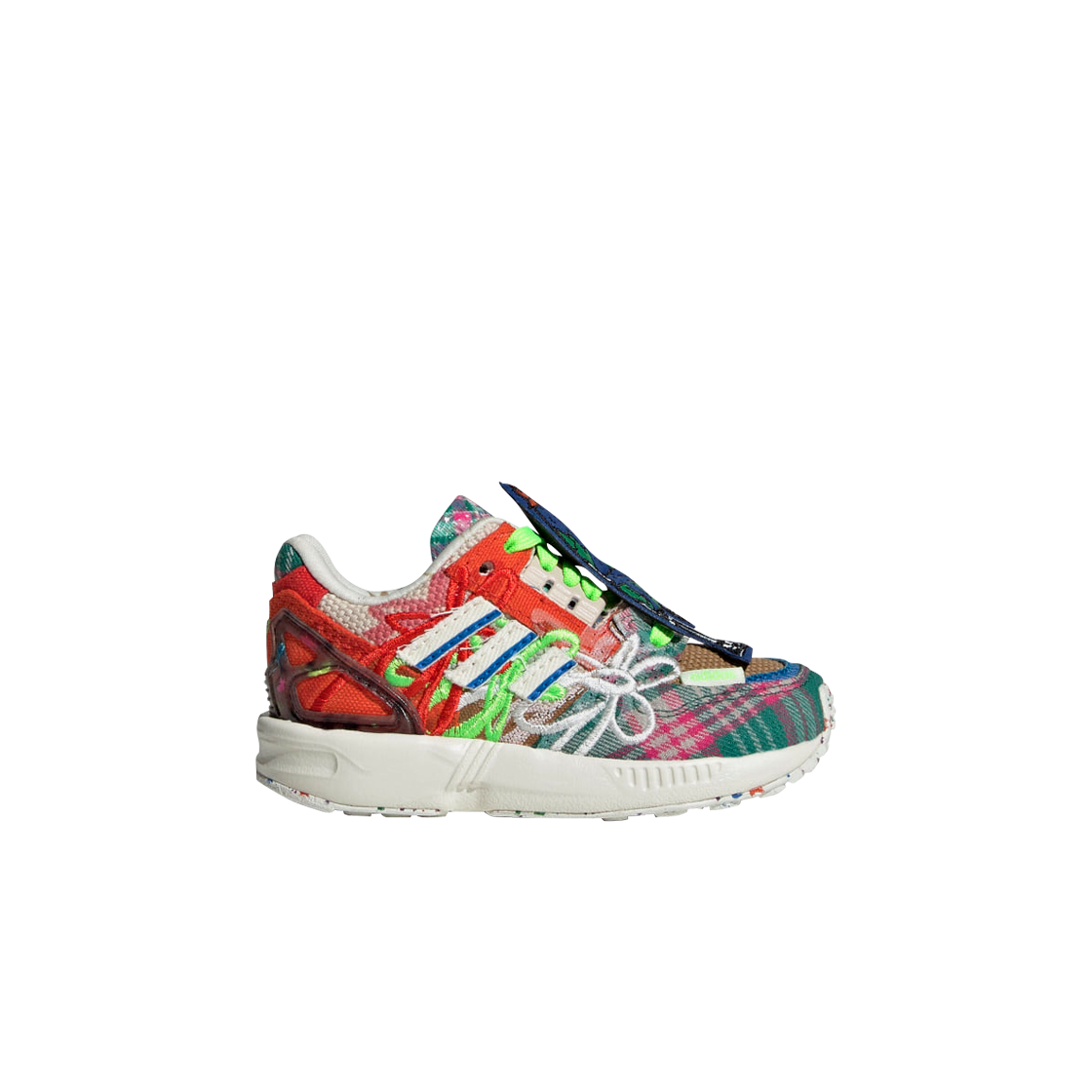 우아 Adidas Women's Running Shoes ZX 22 BOOST White Sand Yellow