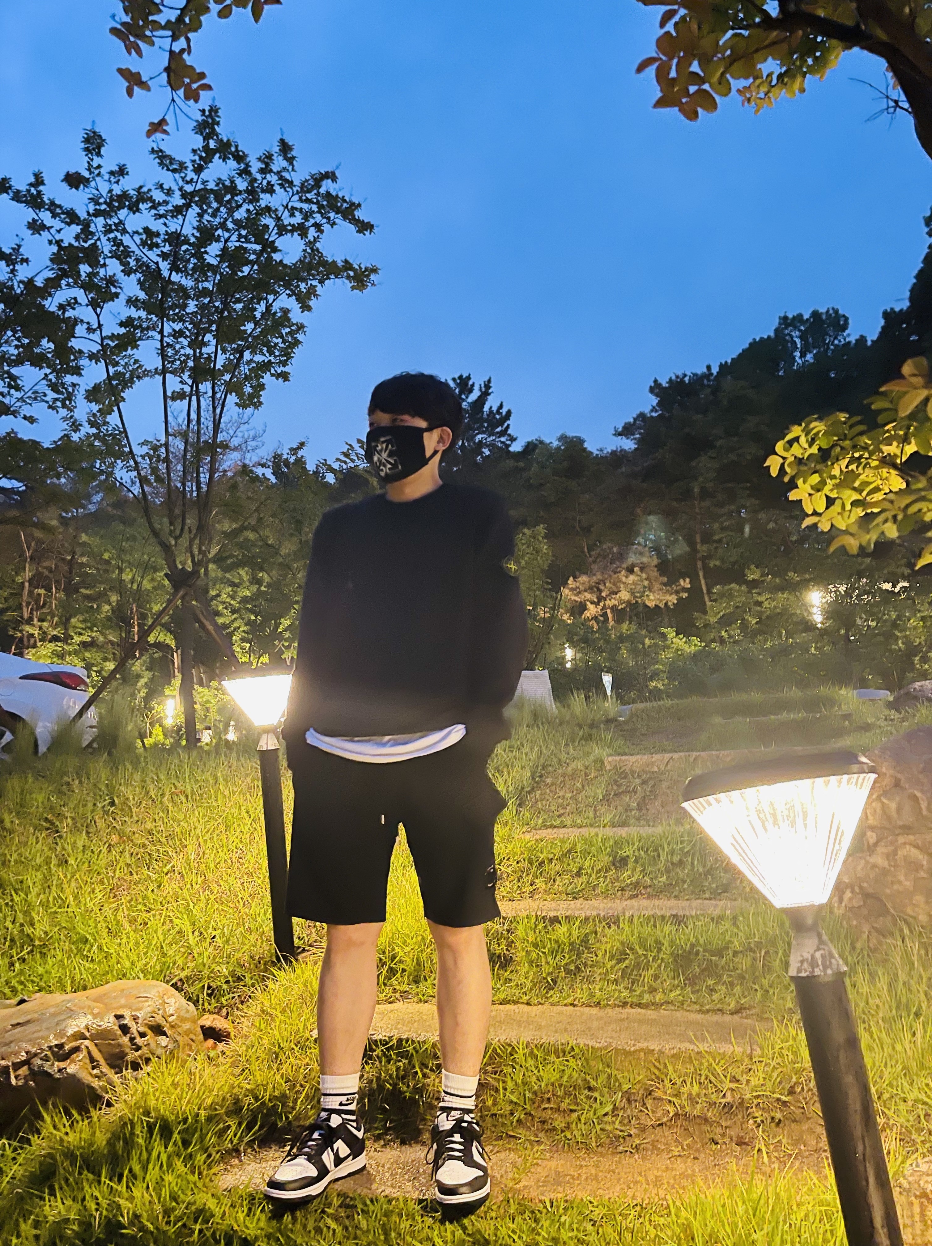 (W) Nike Dunk Low Black 착용 스타일