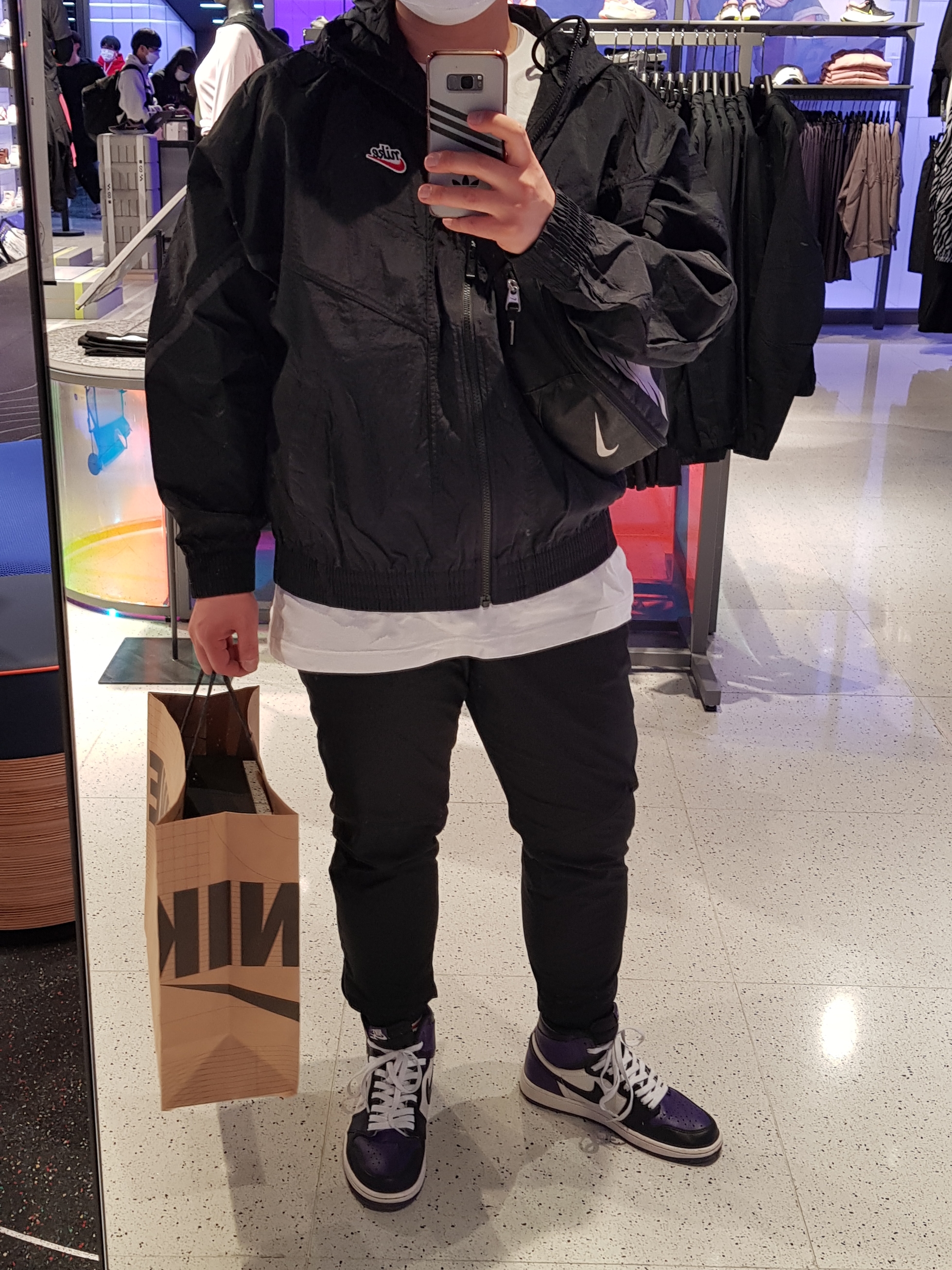 Jordan 1 Retro High Court Purple 착용 스타일