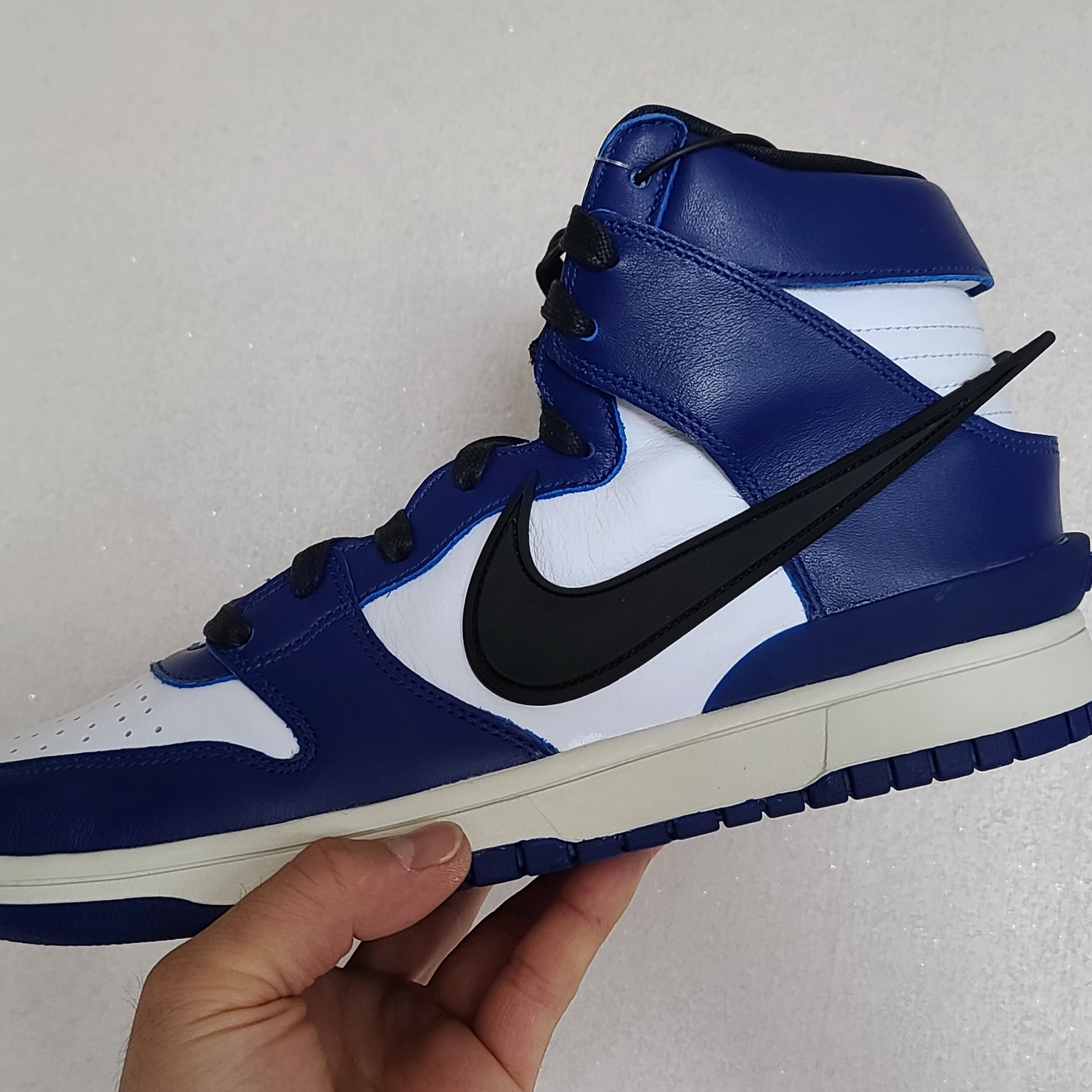 Nike x Ambush Dunk High Deep Royal Blue 착용 스타일 - 2