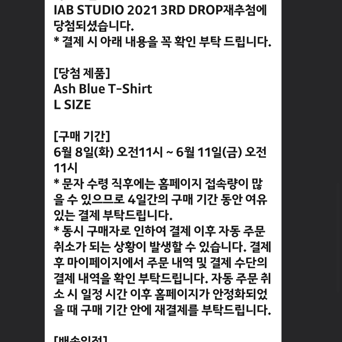 IAB Studio T-Shirt Ash Blue - 21SS 착용 스타일 - 1