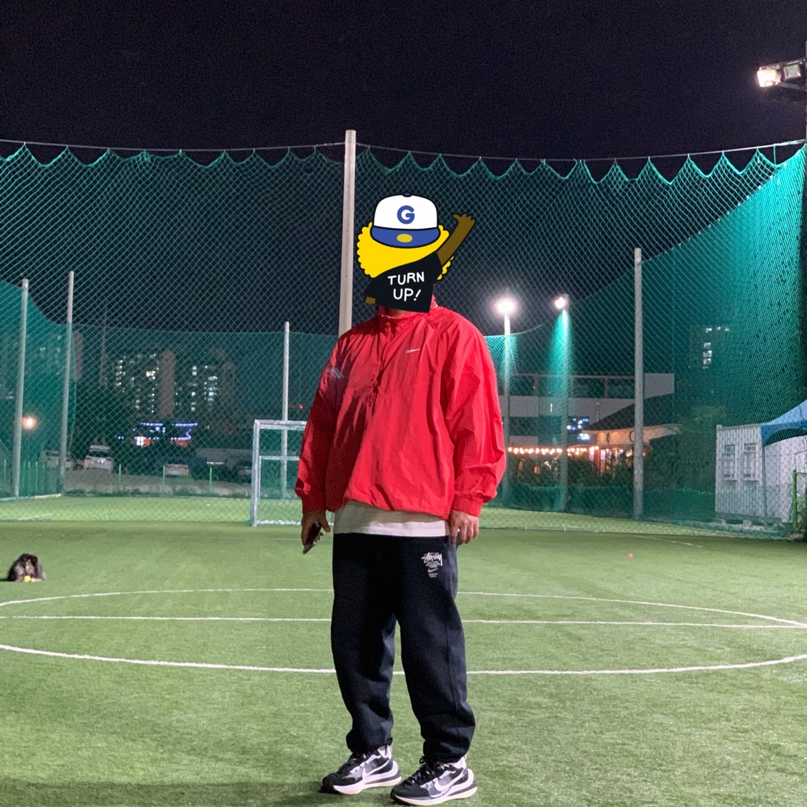 Nike x Stussy NRG ZR Fleece Pants Black - US/EU, Nike x Stussy Windrunner Jacket Habanero Red 착용 스타일