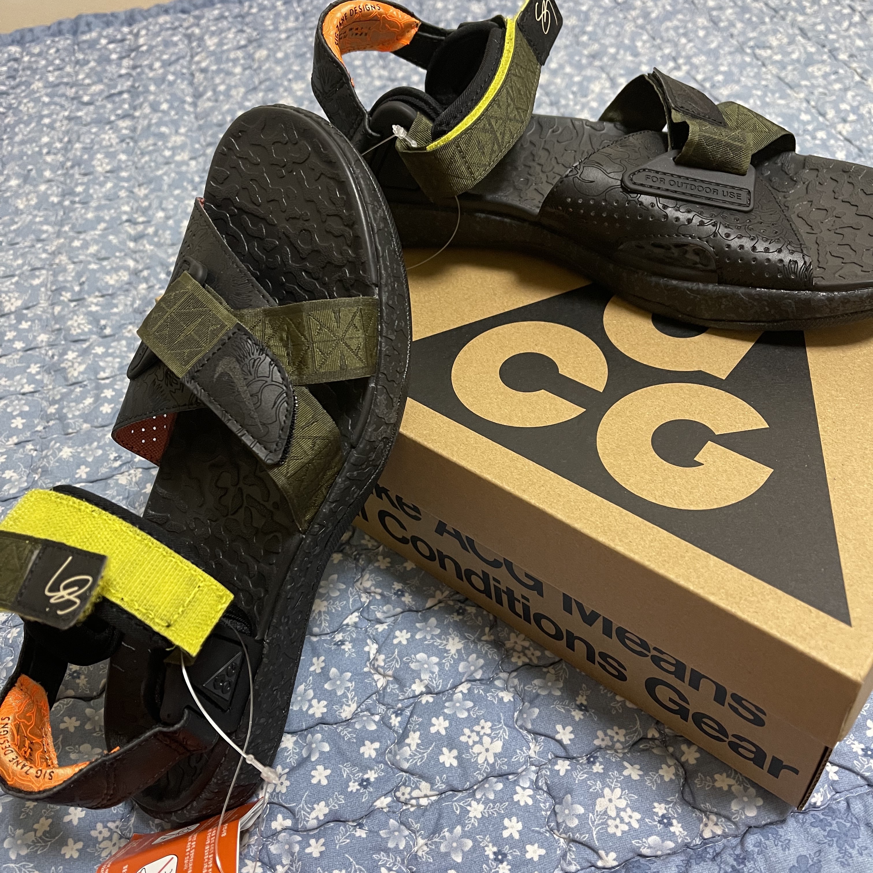 Nike x Sig Zane Designs ACG Air Deschutz+ SZ Olive Canvas 착용 스타일